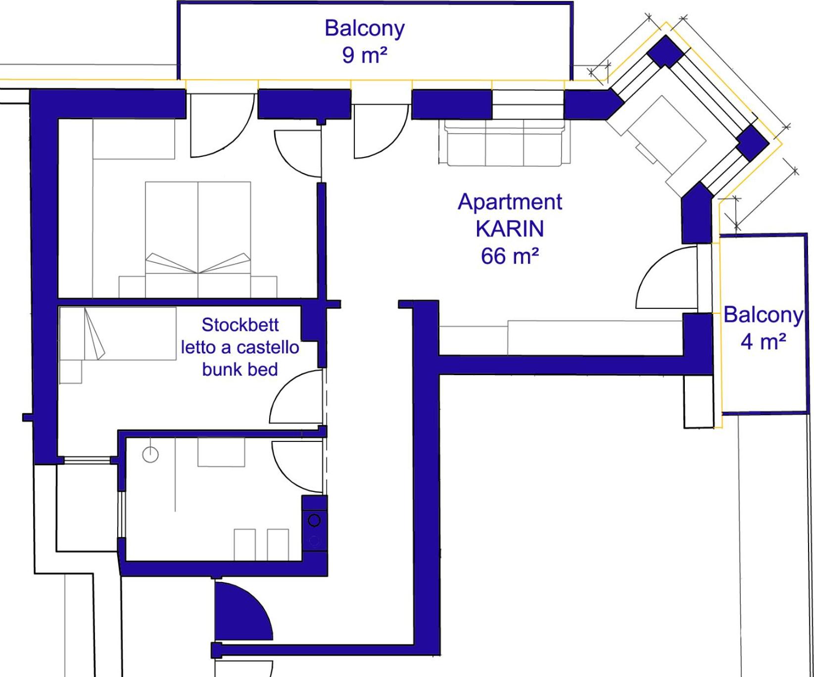 Apartment with Balcony photo 2