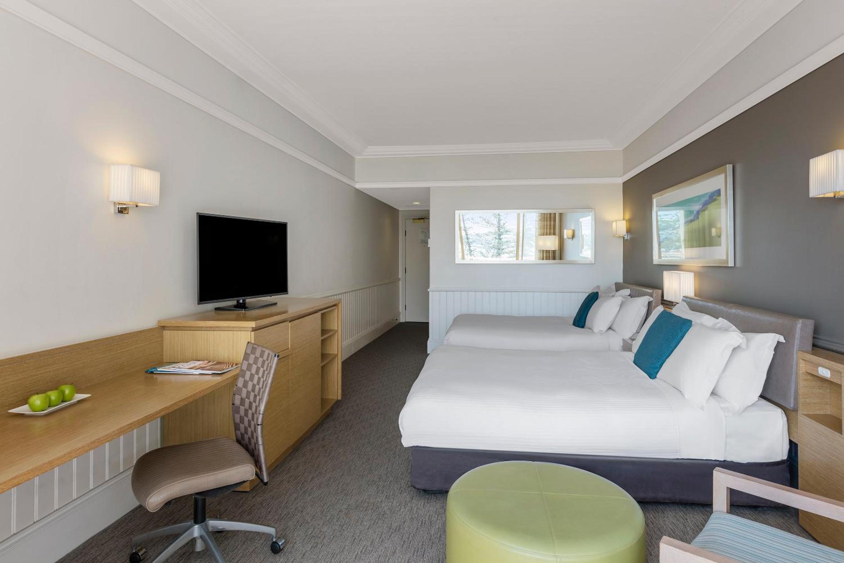 Twin Room with Two Queen Beds, Pool View and Balcony - Photo 1