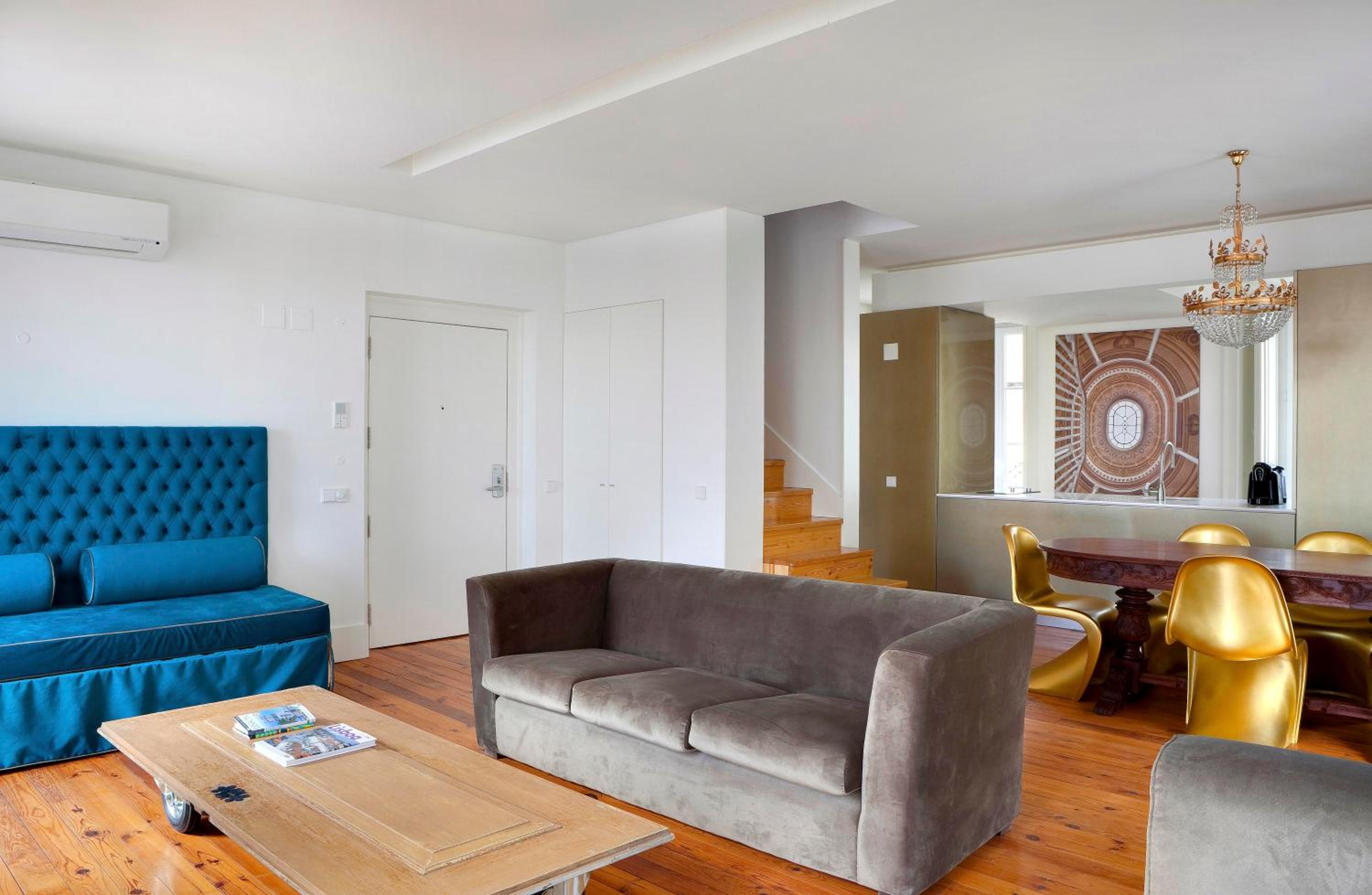 Duplex Two-Bedroom Apartment with Balcony