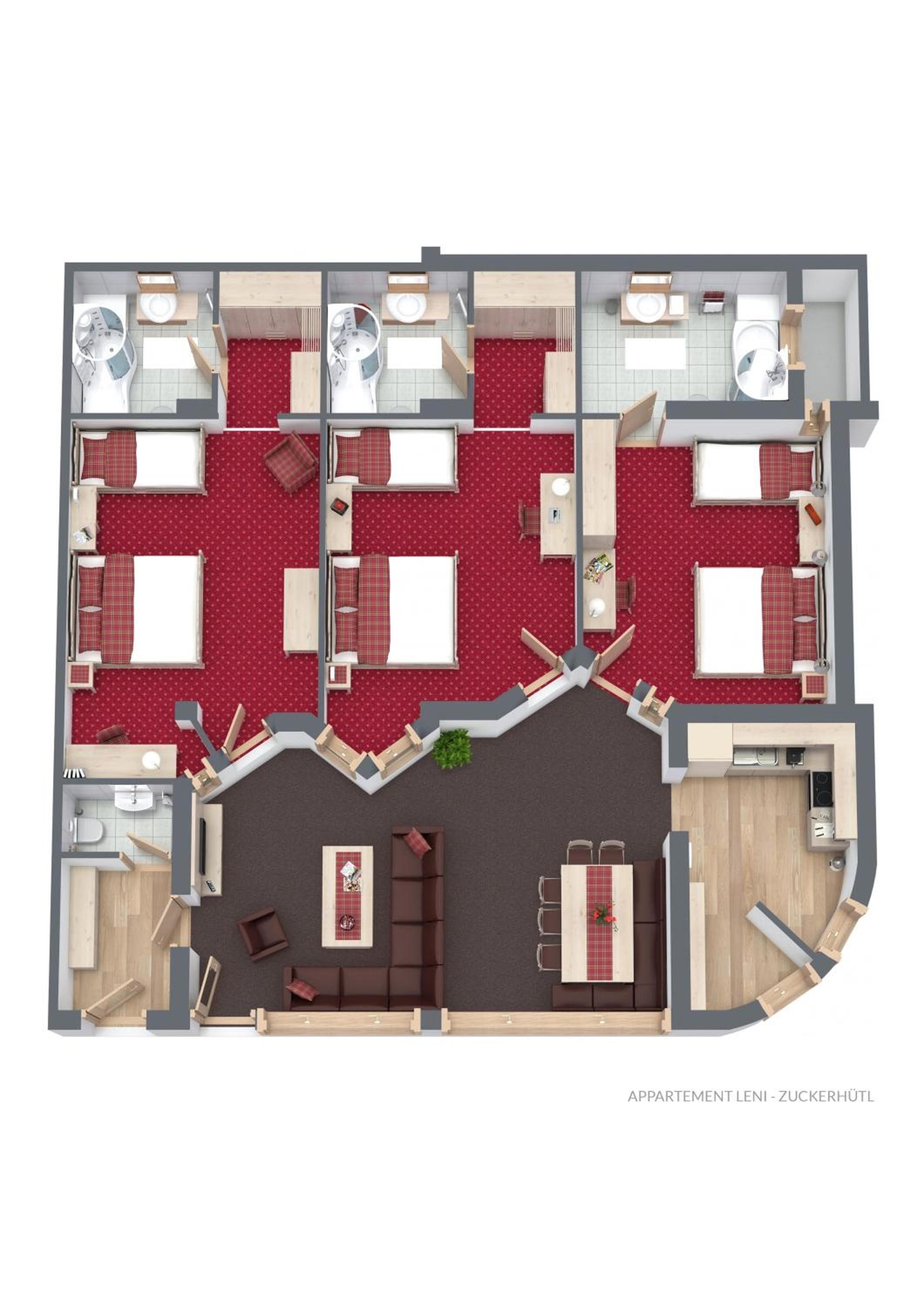 Three-Bedroom Apartment - Photo 8