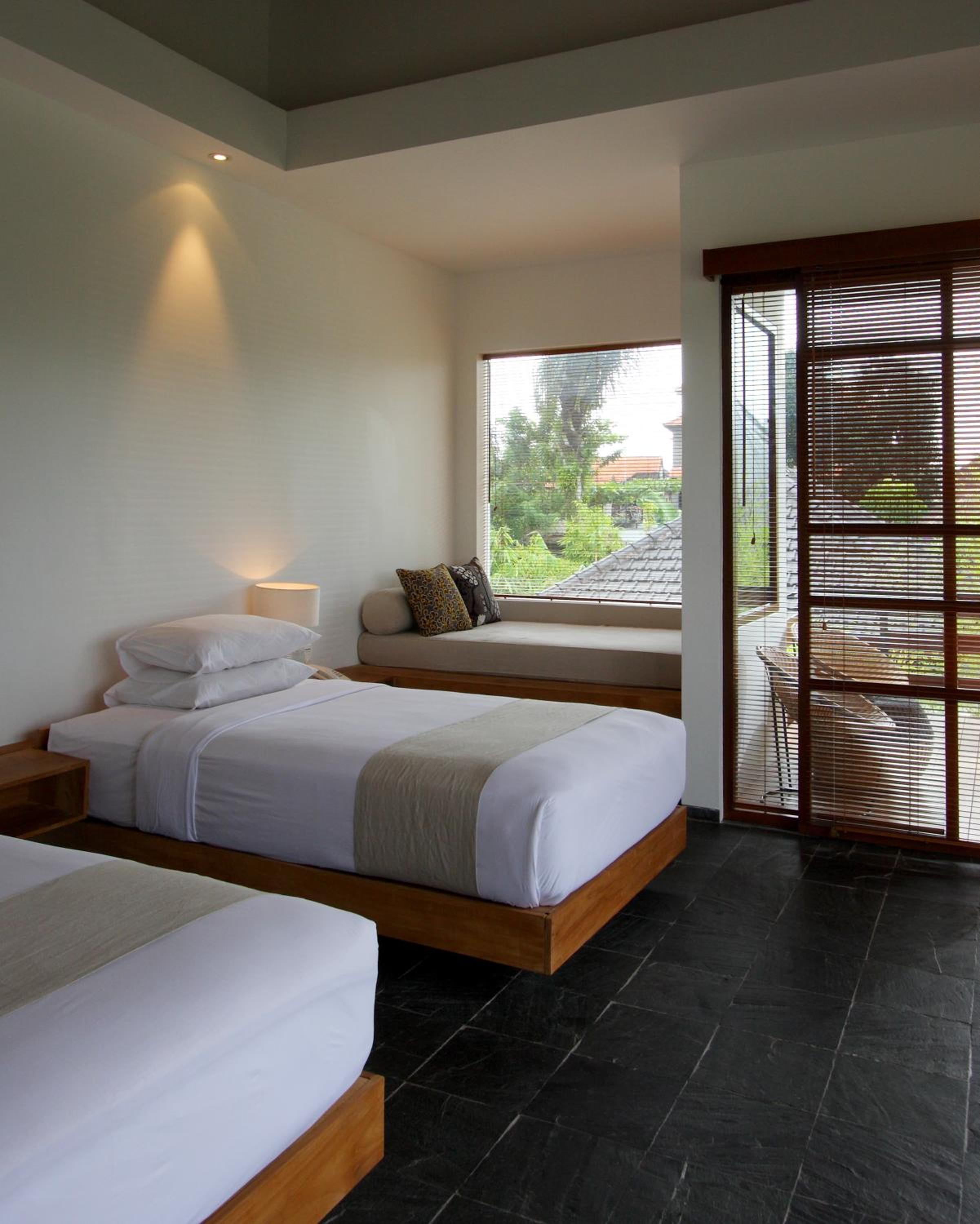 Villa with Twin Bed and Balcony
