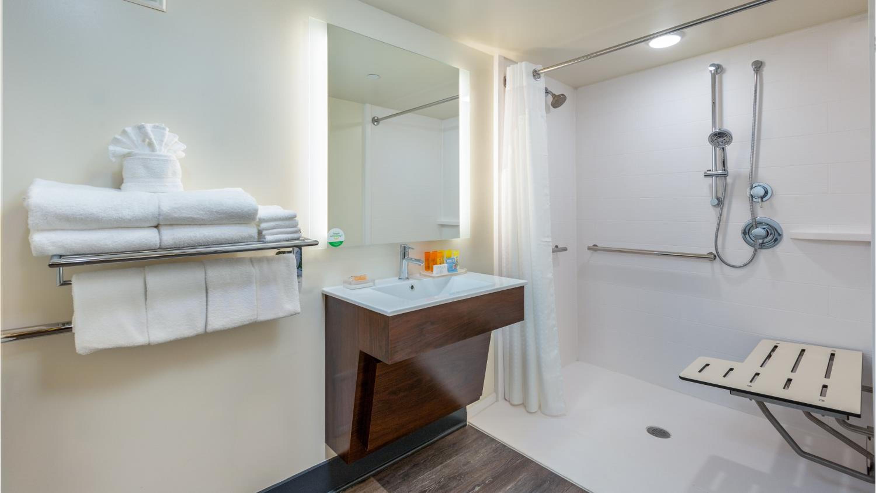 Two Queen Beds and Roll-In Shower- Mobility Access/Hearing Accessible - First Floor - Photo 7