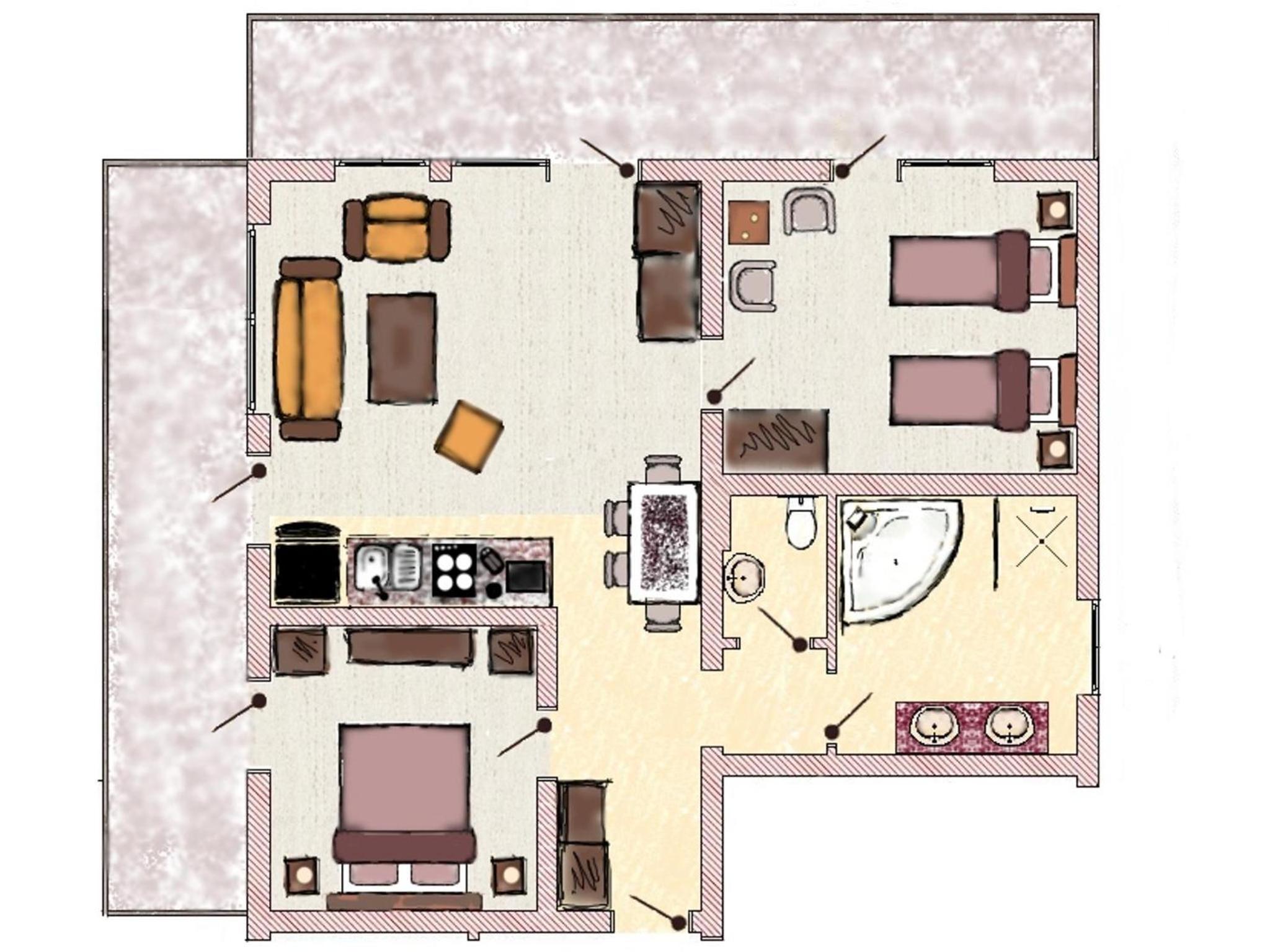 Superior Two-Bedroom Apartment with Balcony - Second Floor - Photo 12