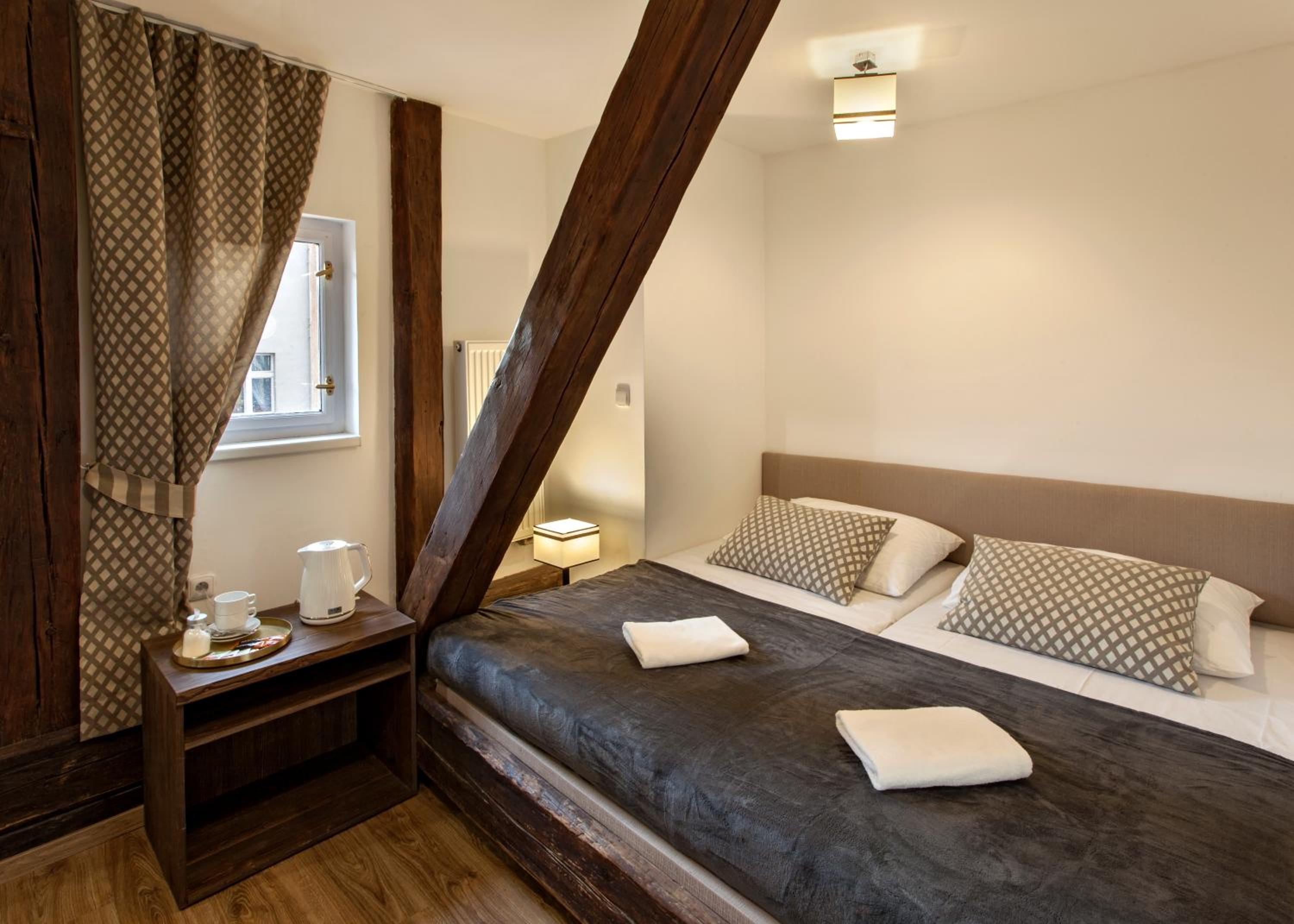 Small Economy Double Room - Attic with Air Conditioning