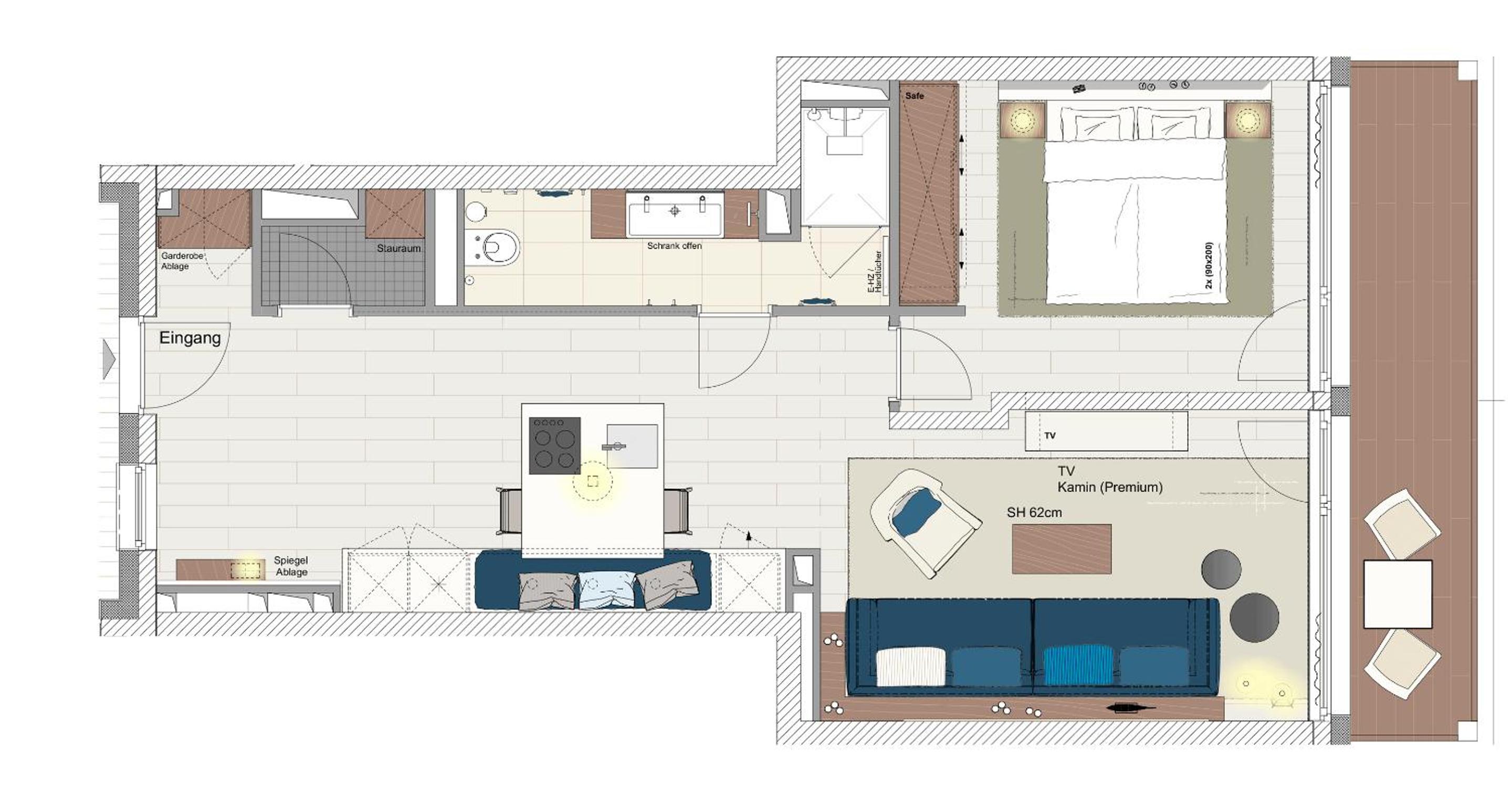 Apartment with Balcony photo 2