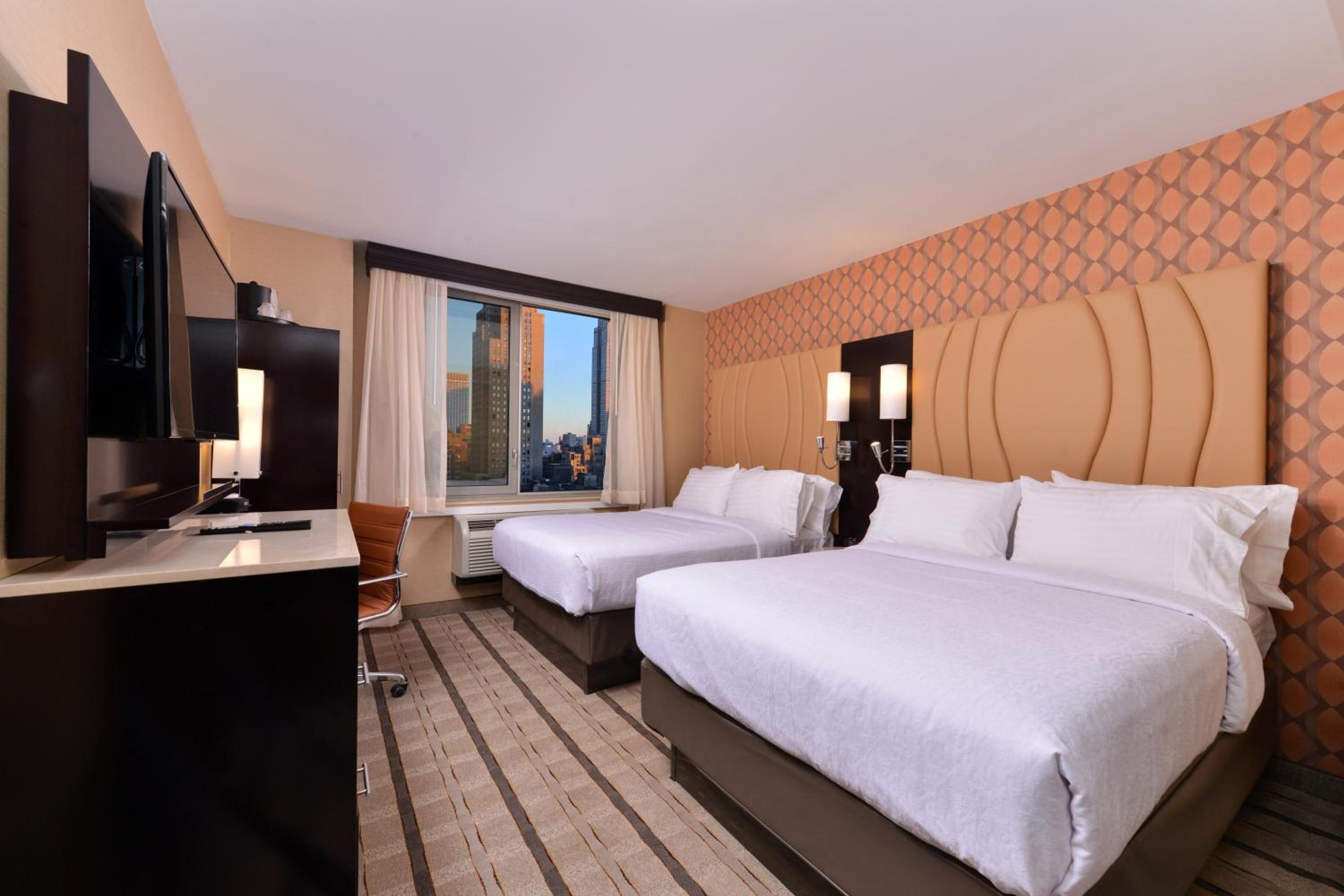 Premium Double Room with Two Double Beds and City View