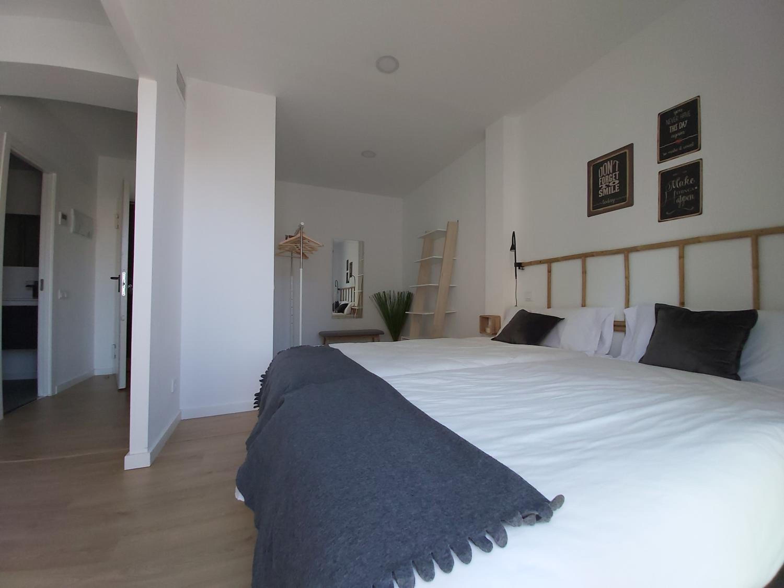 Apartamento con vista al jardín