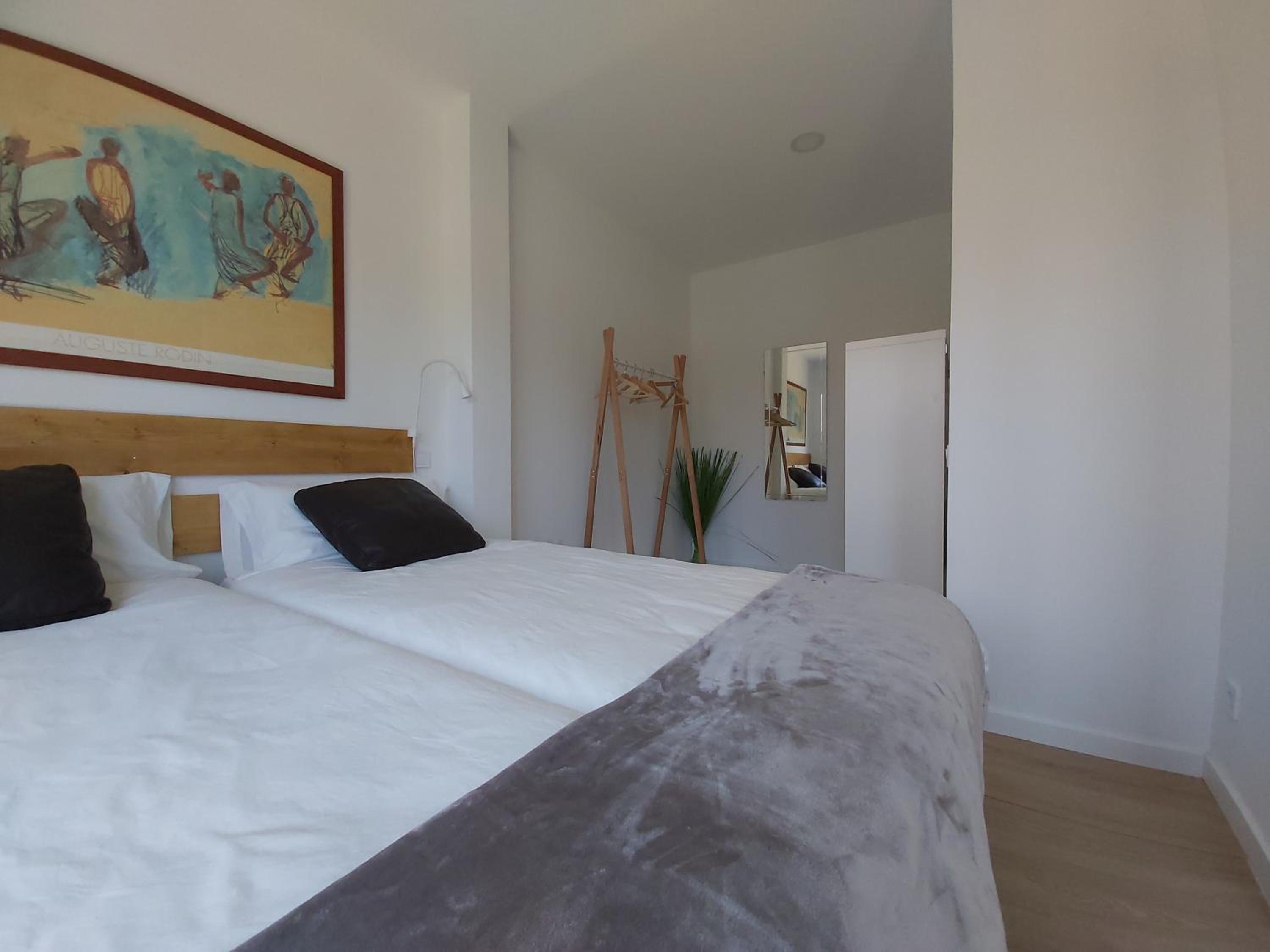 Apartamento con vista al jardín