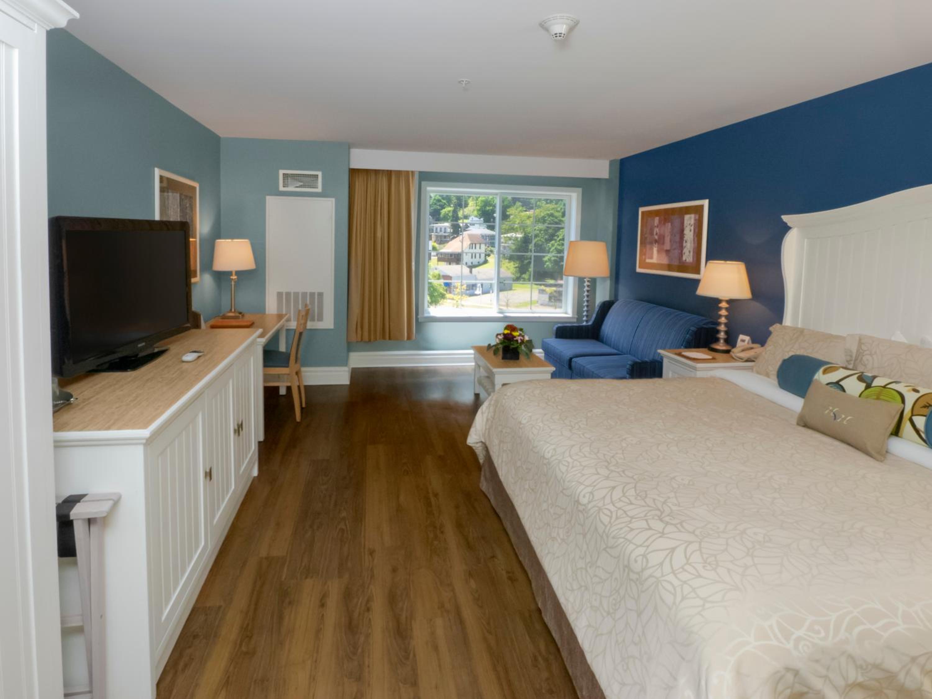 King Room with Sofa Bed and Village View - Disability Access