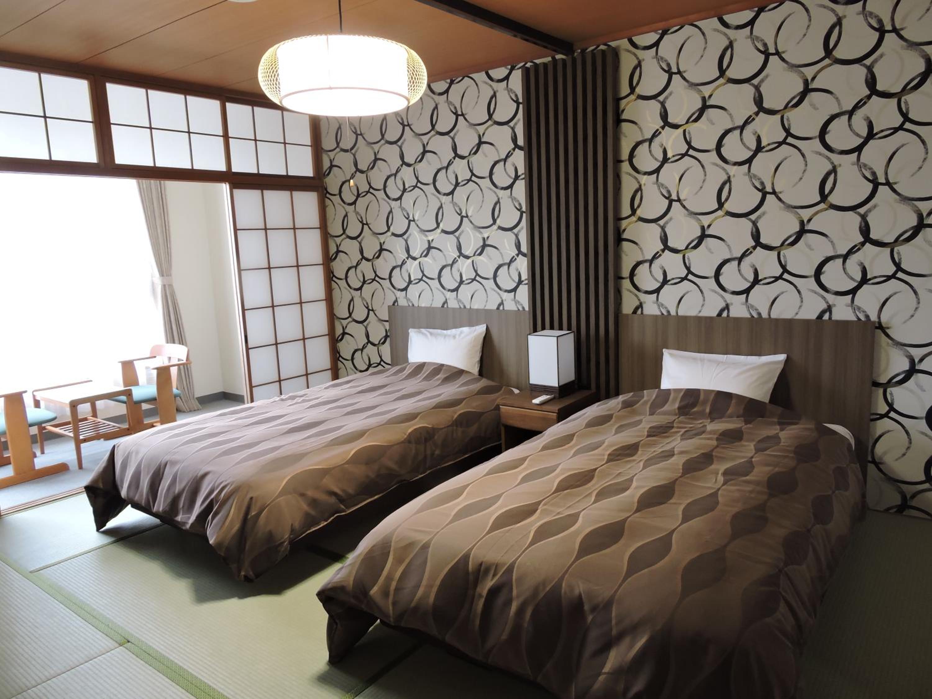Twin Room with Tatami Floor with Shared Bathroom - Non-Smoking