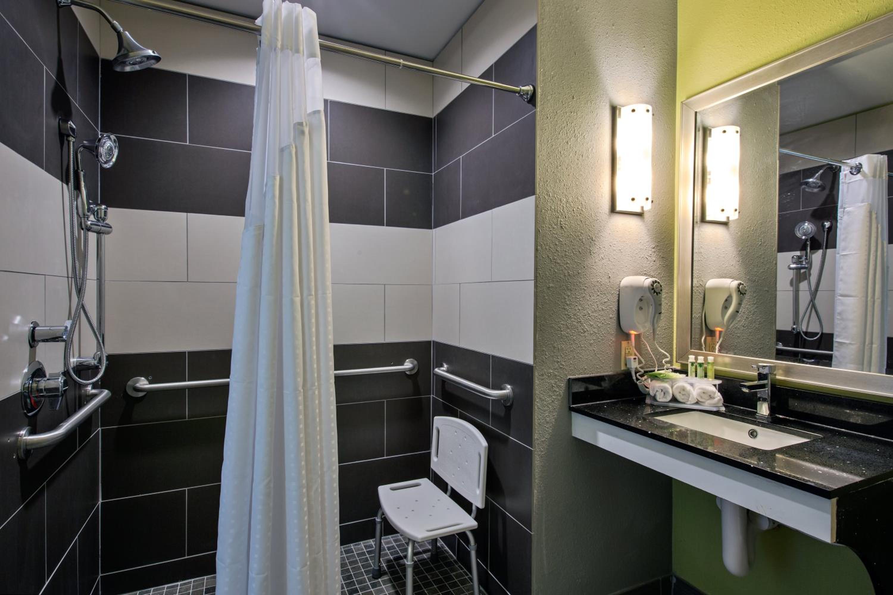 Queen Room with Two Queen Beds - Disability Access Hearing Accessible - Roll-In Shower photo 2