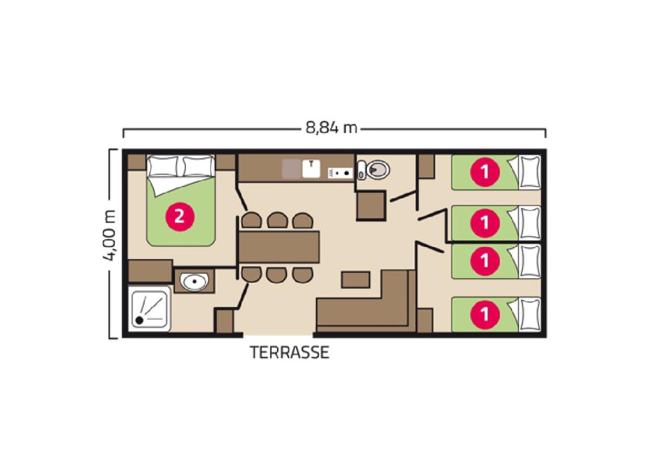 Family Mobile Home Clim (6 people) photo 3