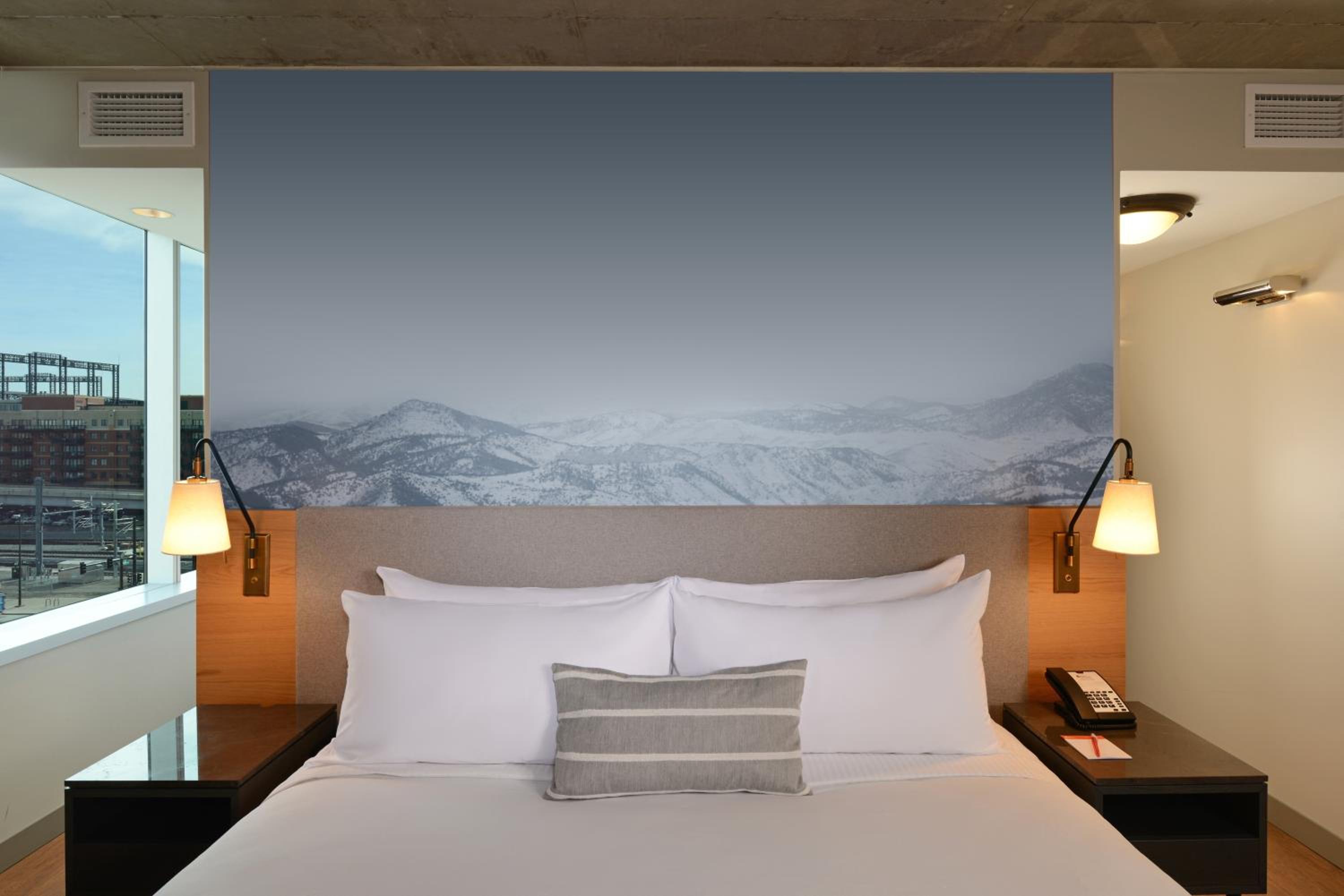 Queen Room with Two Queen Beds and Mile High View - Communications Accessible