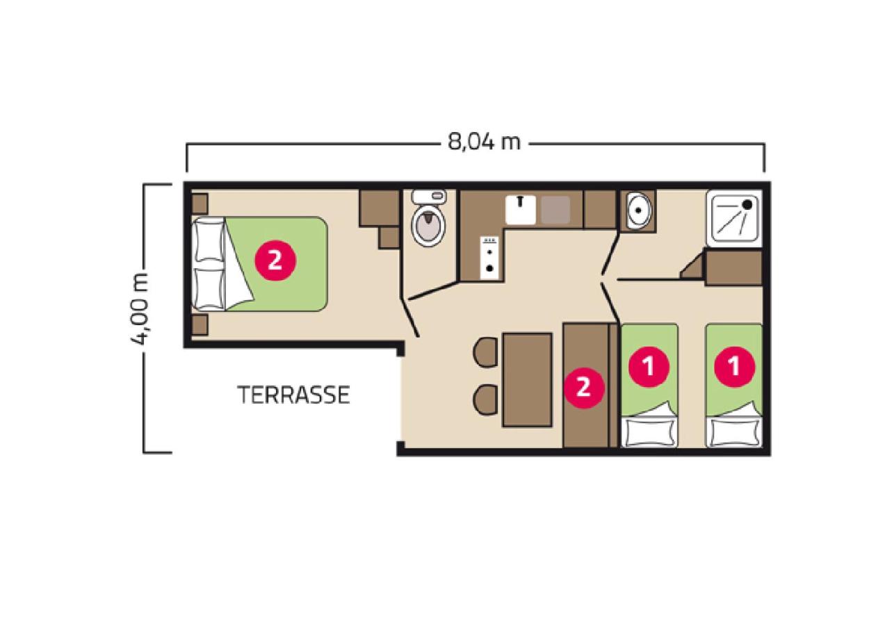 Mobile Home Loggia 4-6 People photo 3