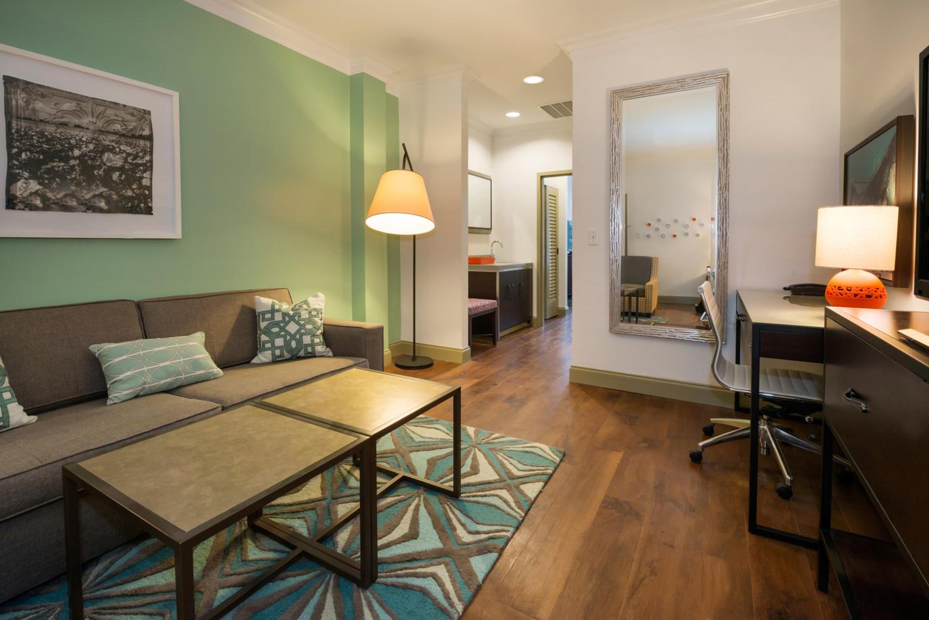 Queen Suite with Two Queen Beds and Sofa Bed photo 2