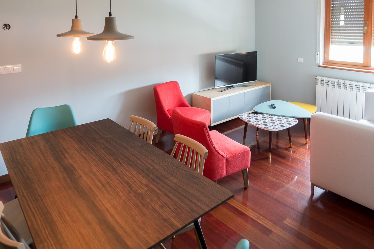 Apartamento con vista al jardín
