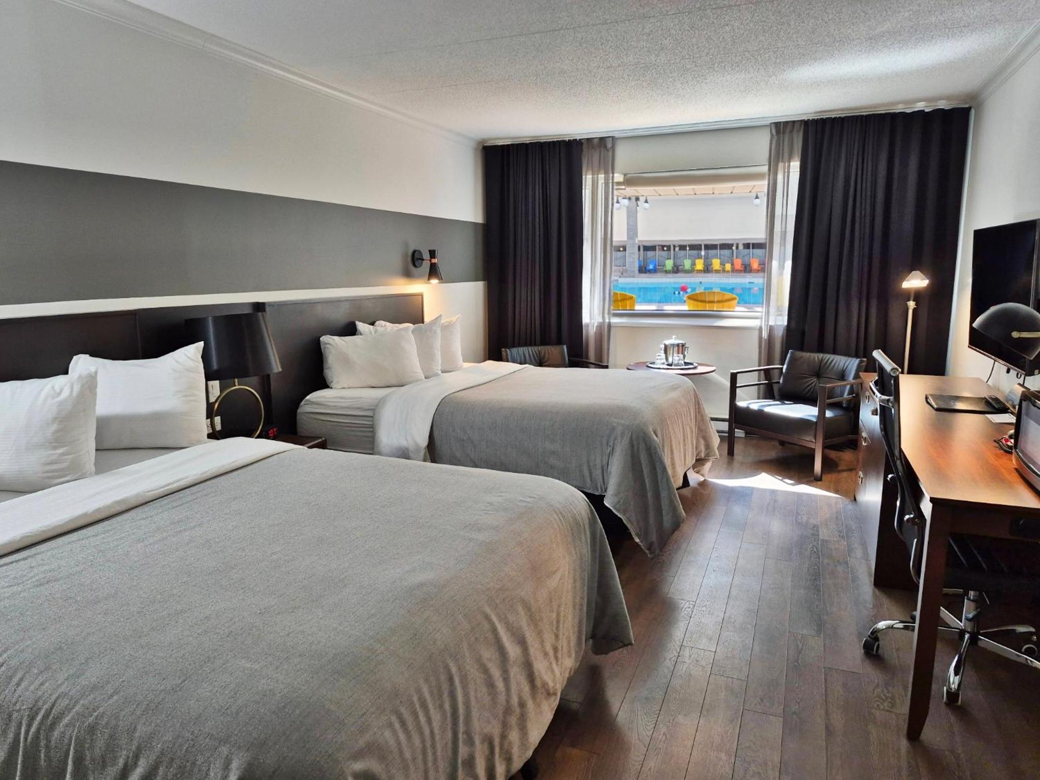 Standard Room with Two Queen Beds - Pool View