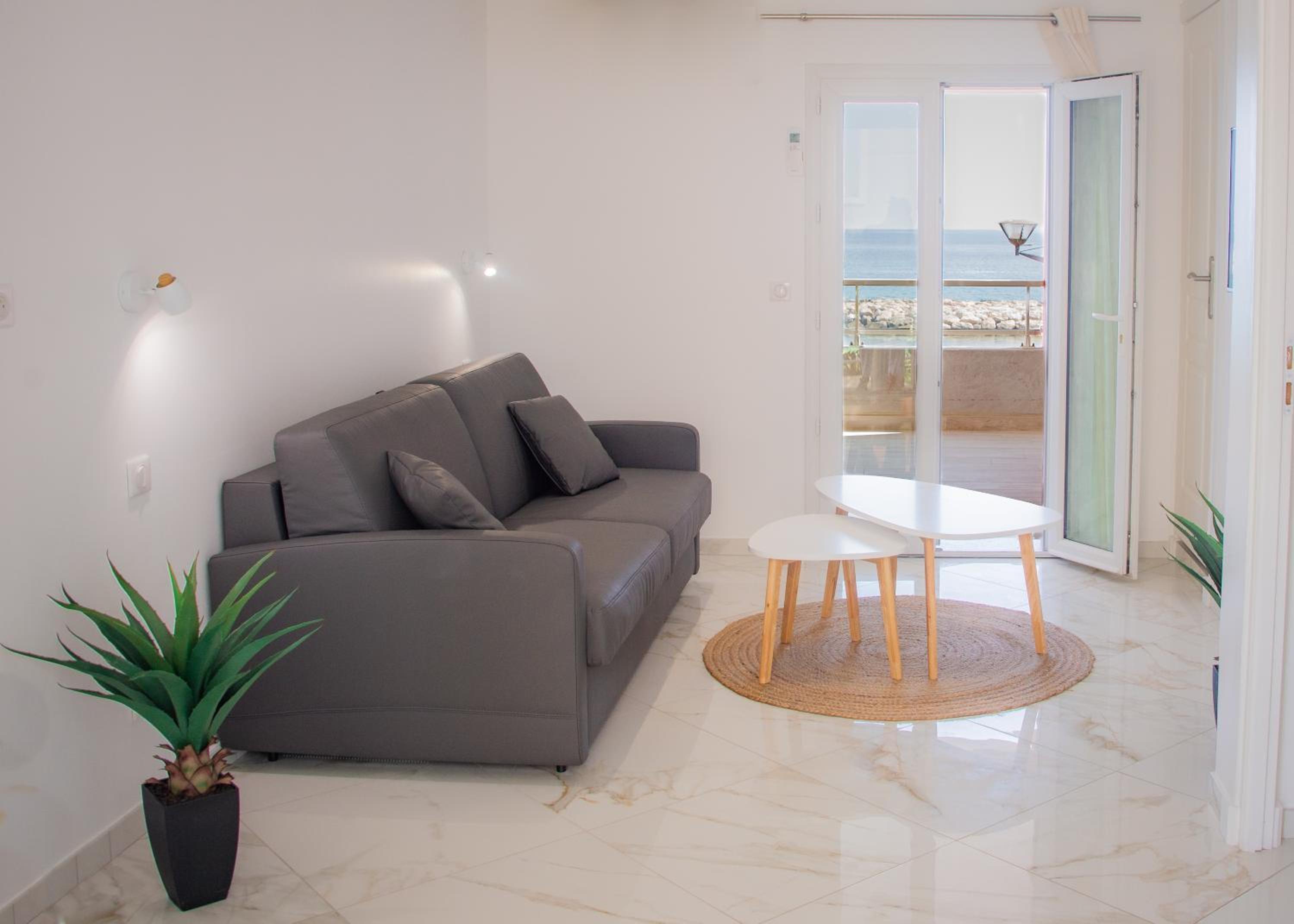 One-Bedroom Apartment with Loggia and Sea View