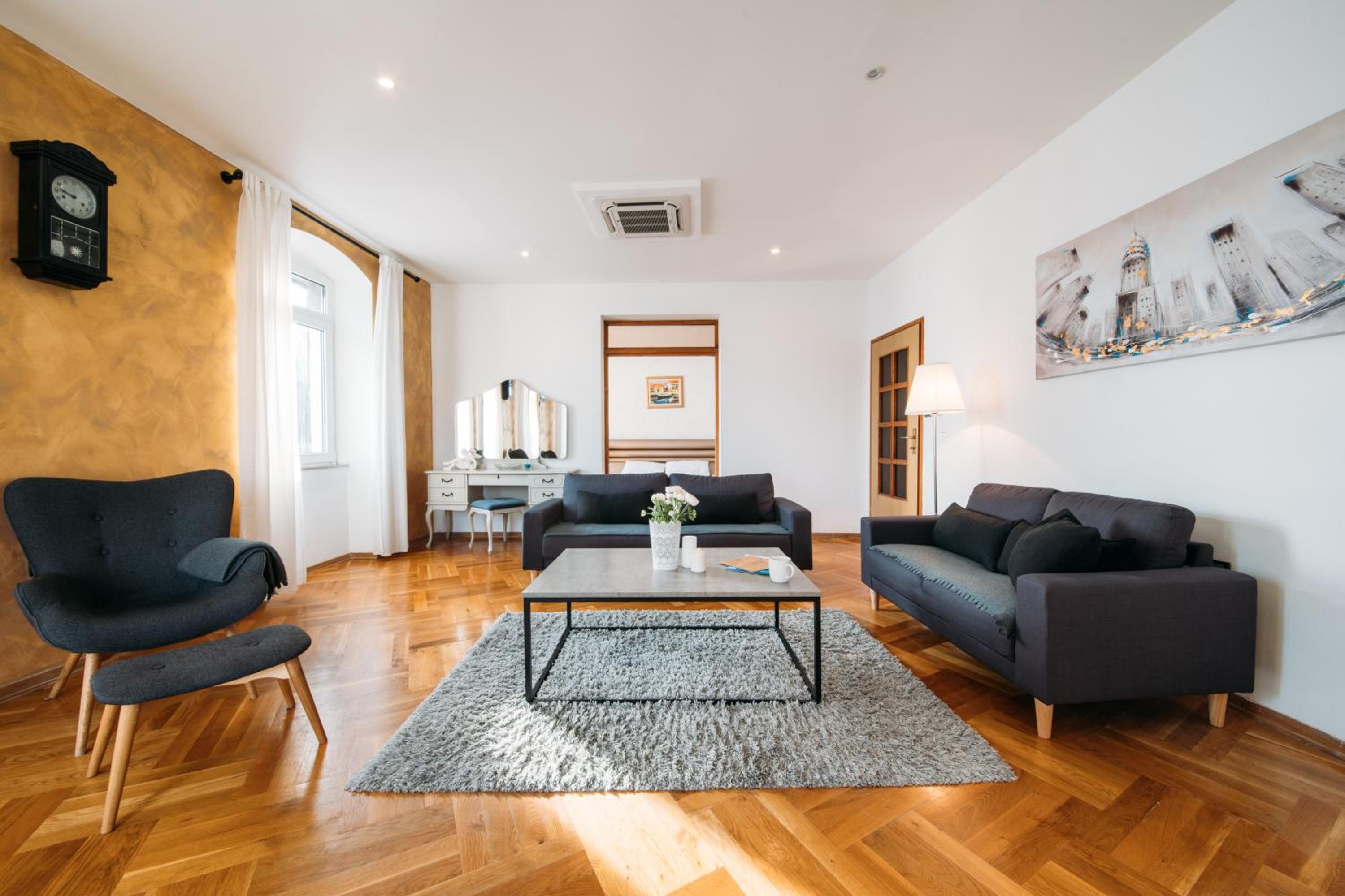 Three-Bedroom Apartment with Sea View