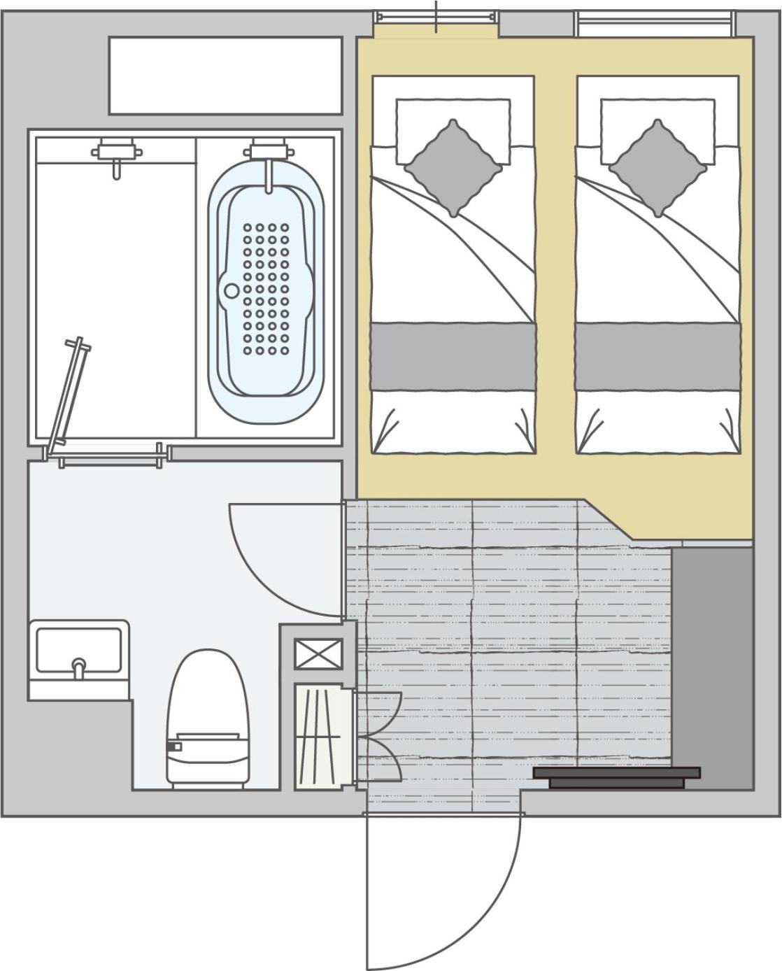 Twin Room - Non-Smoking photo 3
