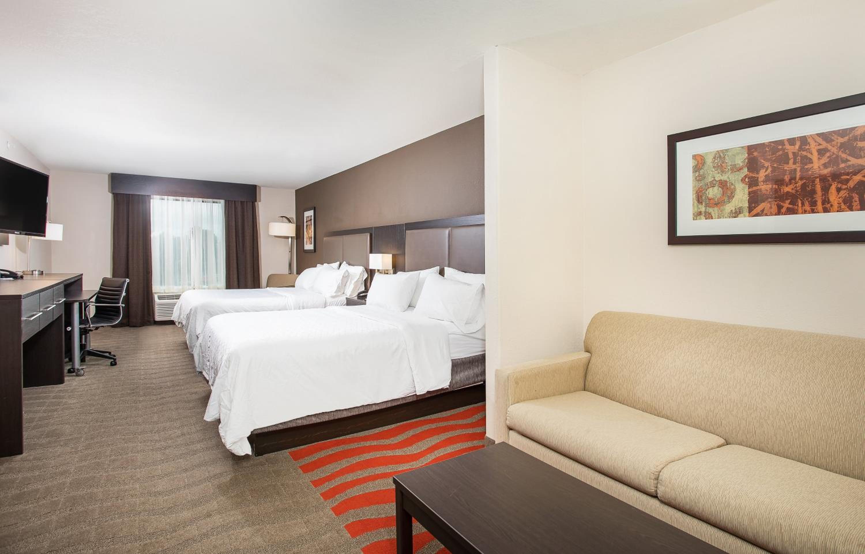 Queen Suite with Two Queen Beds and Sofa Bed