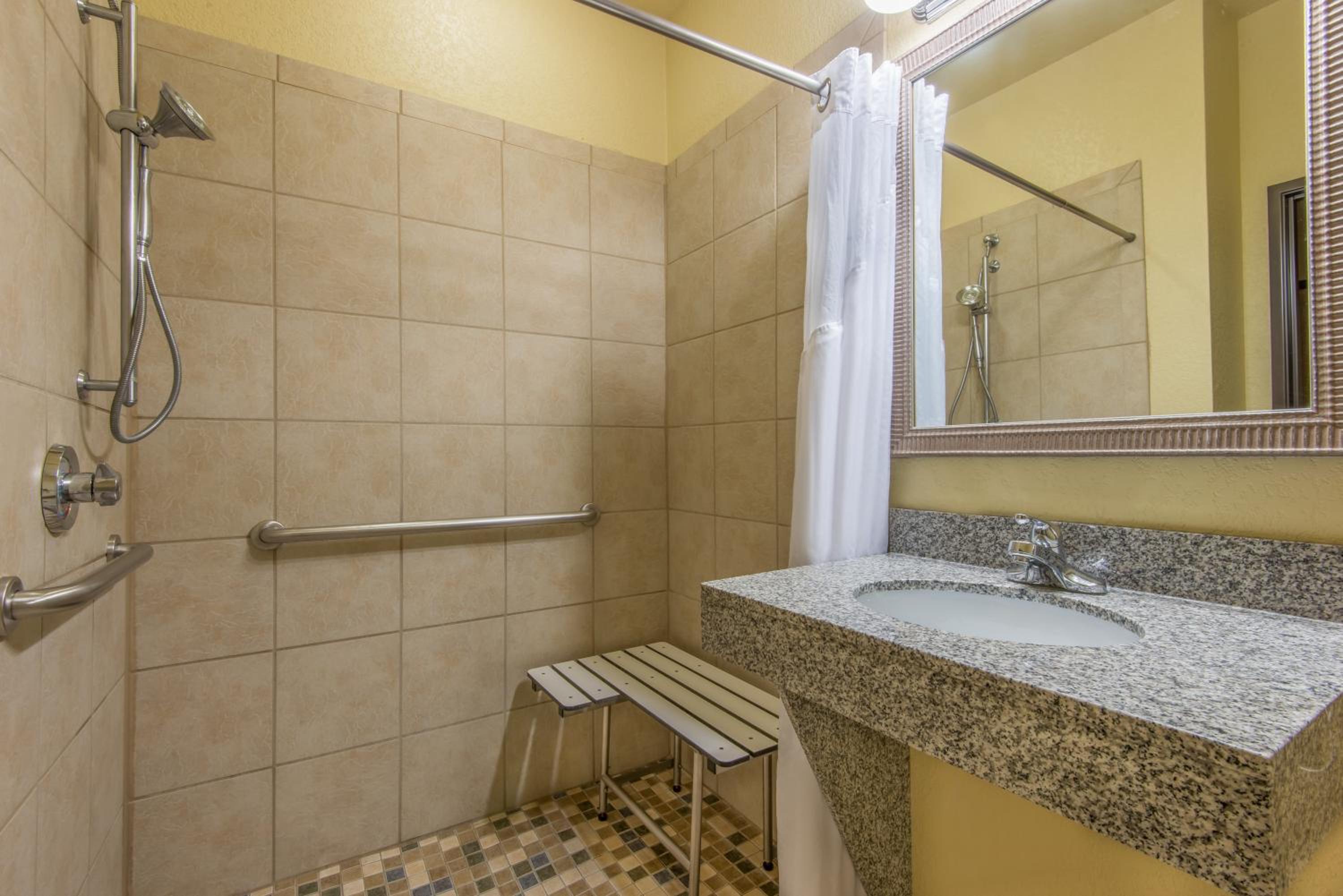 Standard King Room with Roll-in Shower - Mobility Accessible