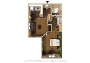 1 Queen Bed | Non-Smoking, Kitchen, Sofa-Bed - Photo 5