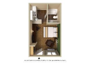 1 King Bed | Non-Smoking, Kitchen, Shower - Photo 2