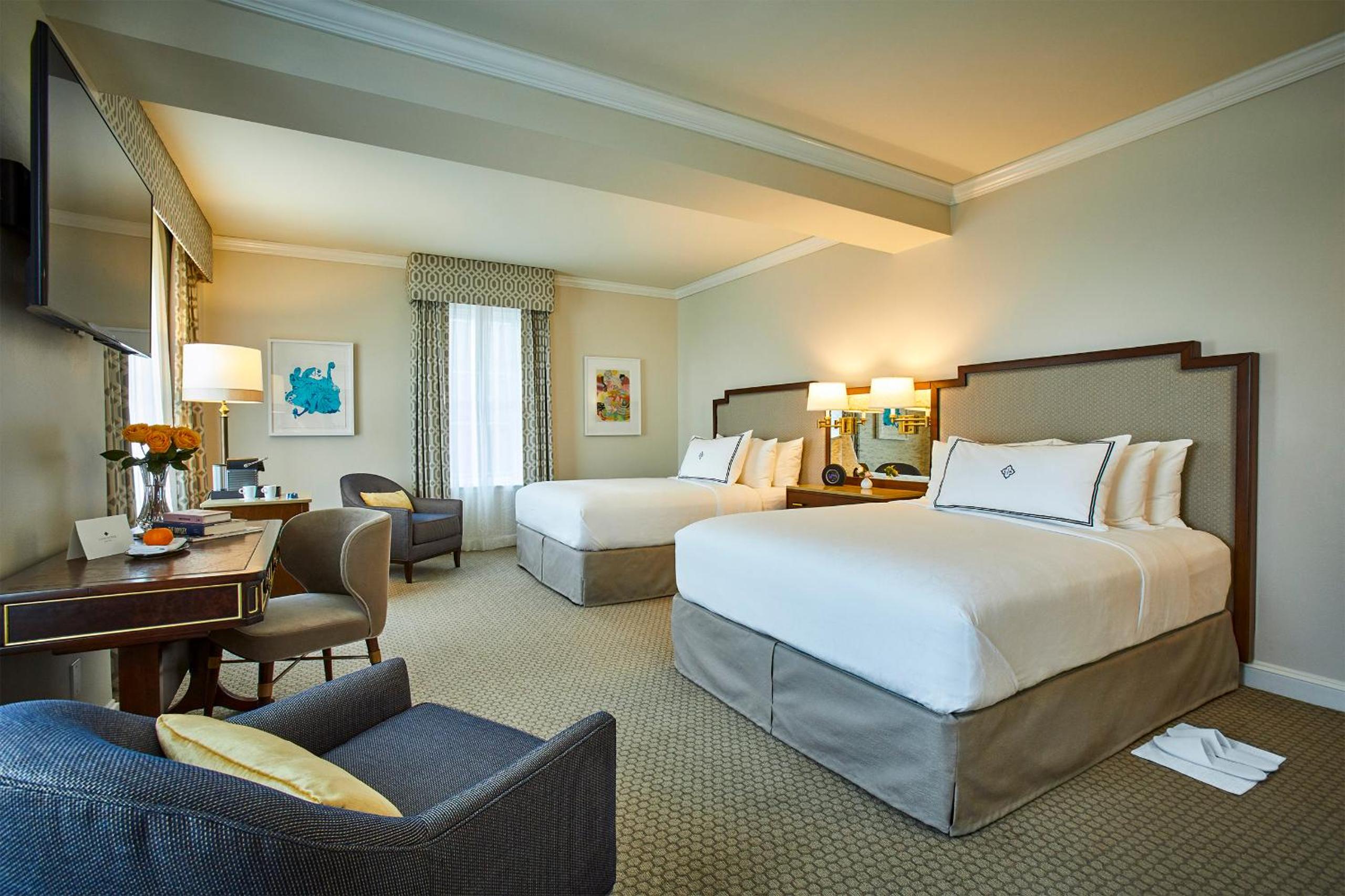 Deluxe Queen Room with Two Queen Beds at The Lancaster Hotel in Houston