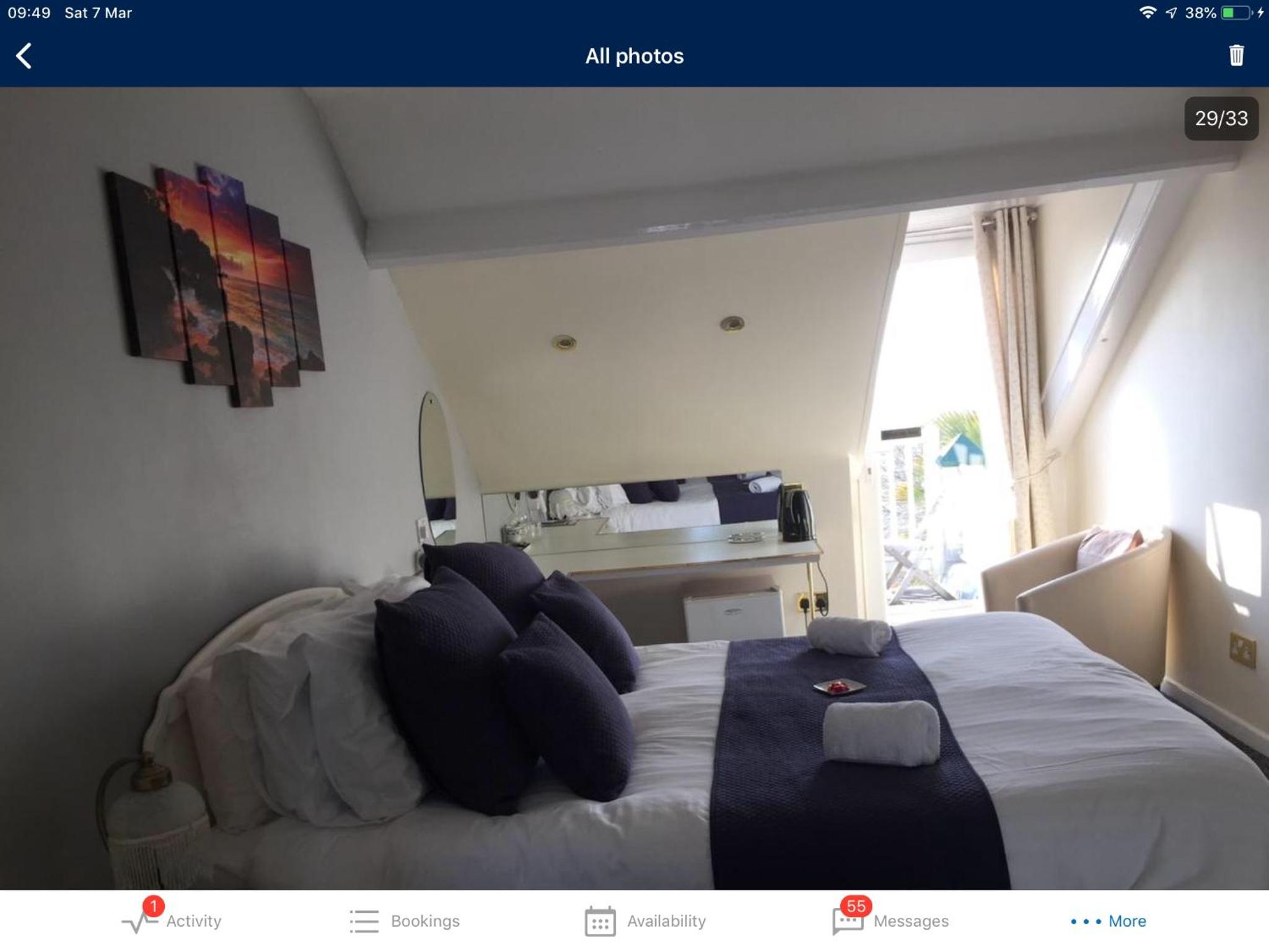 Deluxe Double Room with Balcony and Sea View photo 1