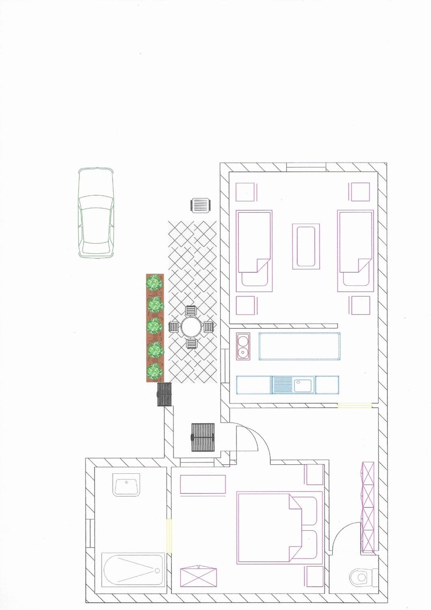 One-Bedroom Apartment - Ground Floor
