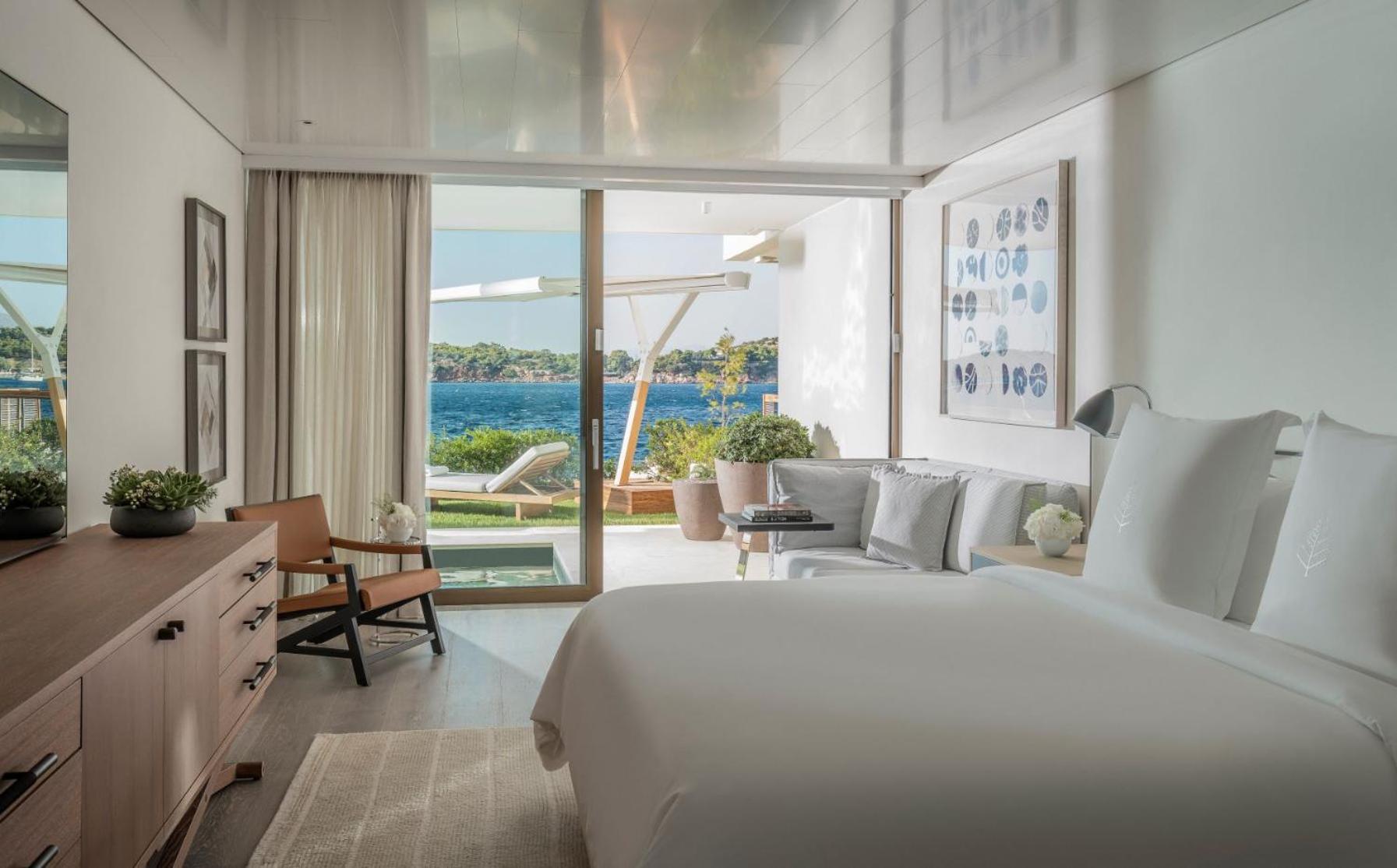 One-Bedroom King Suite with Nafsika Sea View Garden photo 3