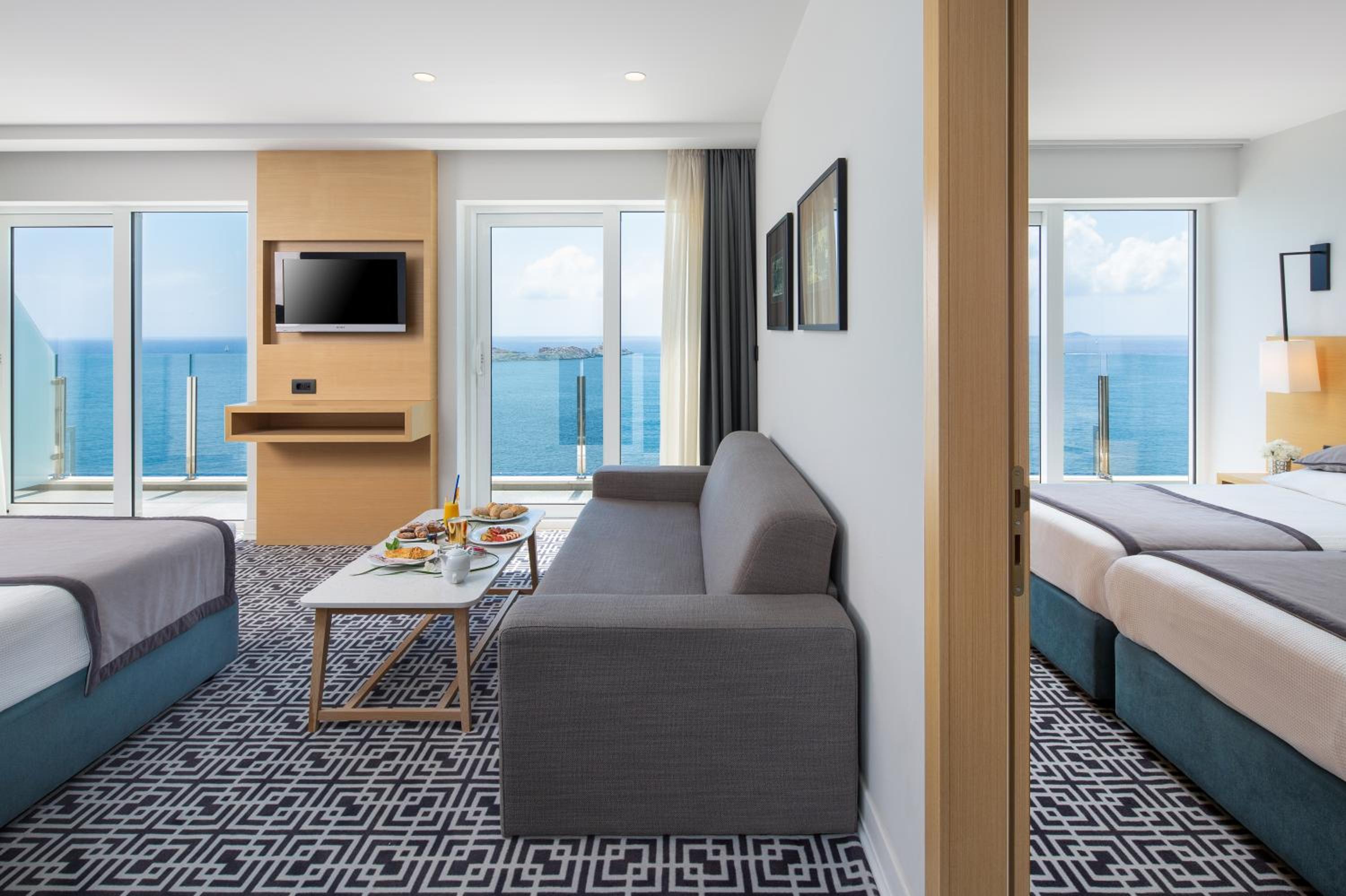 Premium Family Suite with Balcony and Sea View