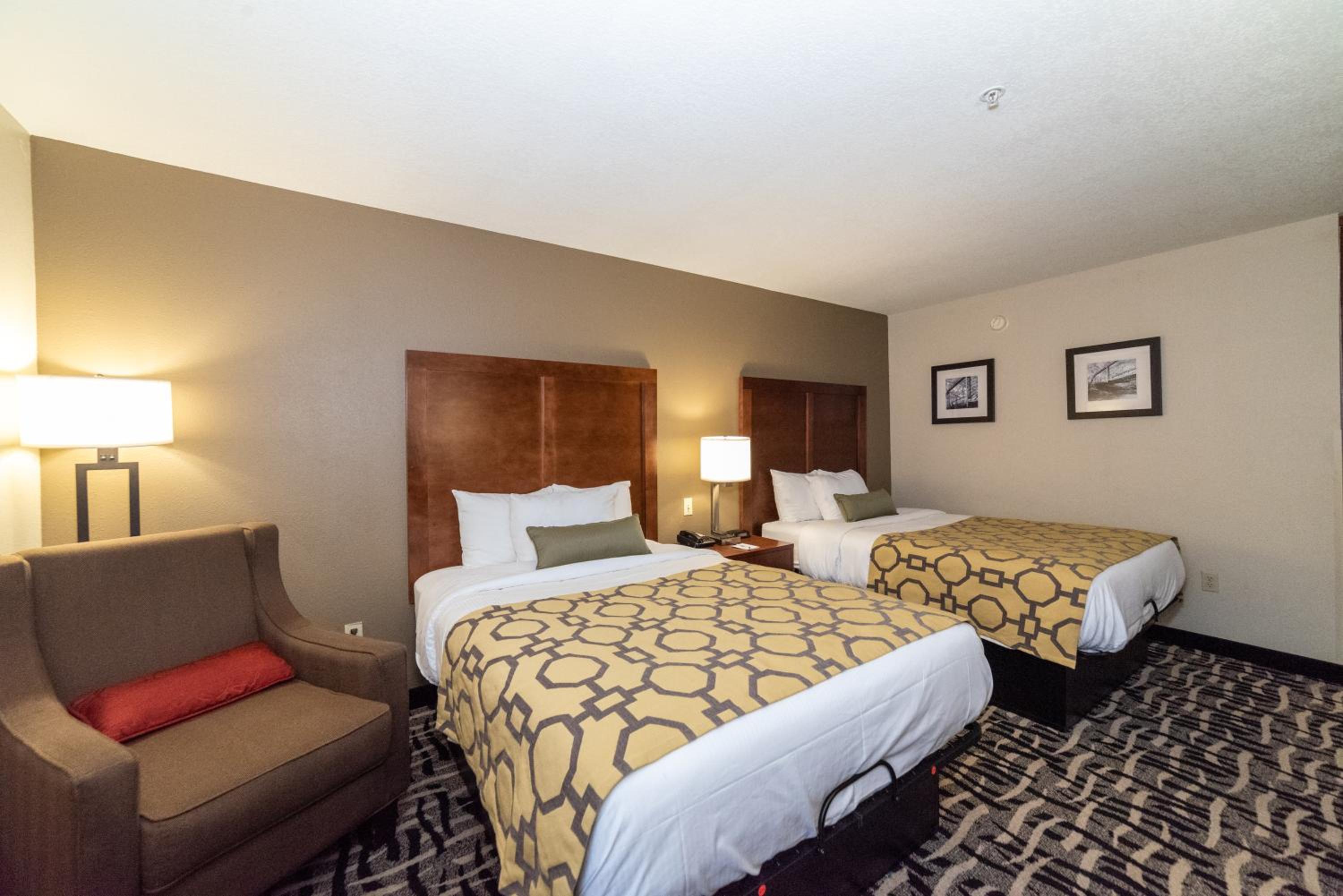 Double Room with Two Double Beds - Non-Smoking - Photo 3