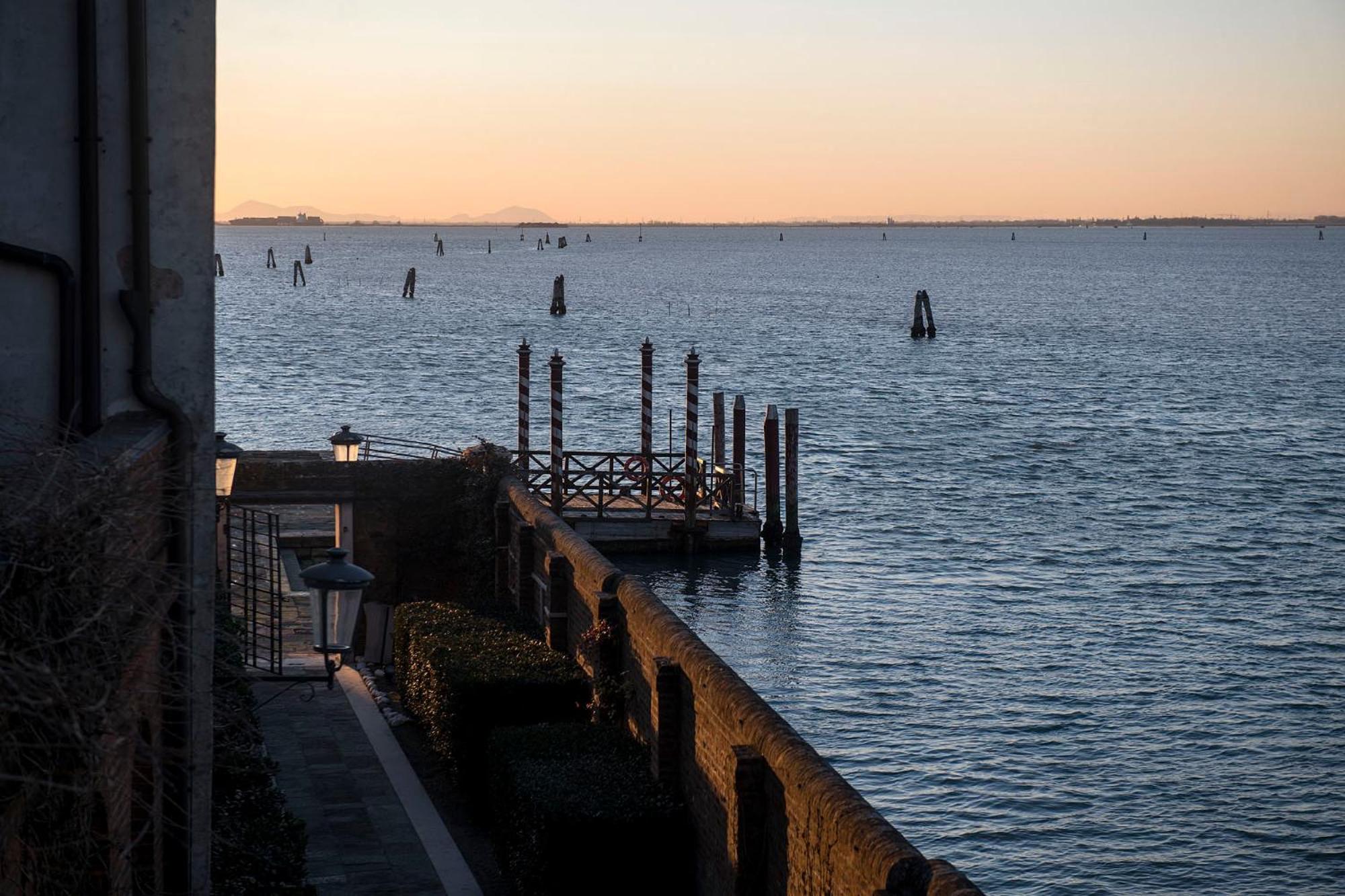 view of the water from an apartment in venice, italy