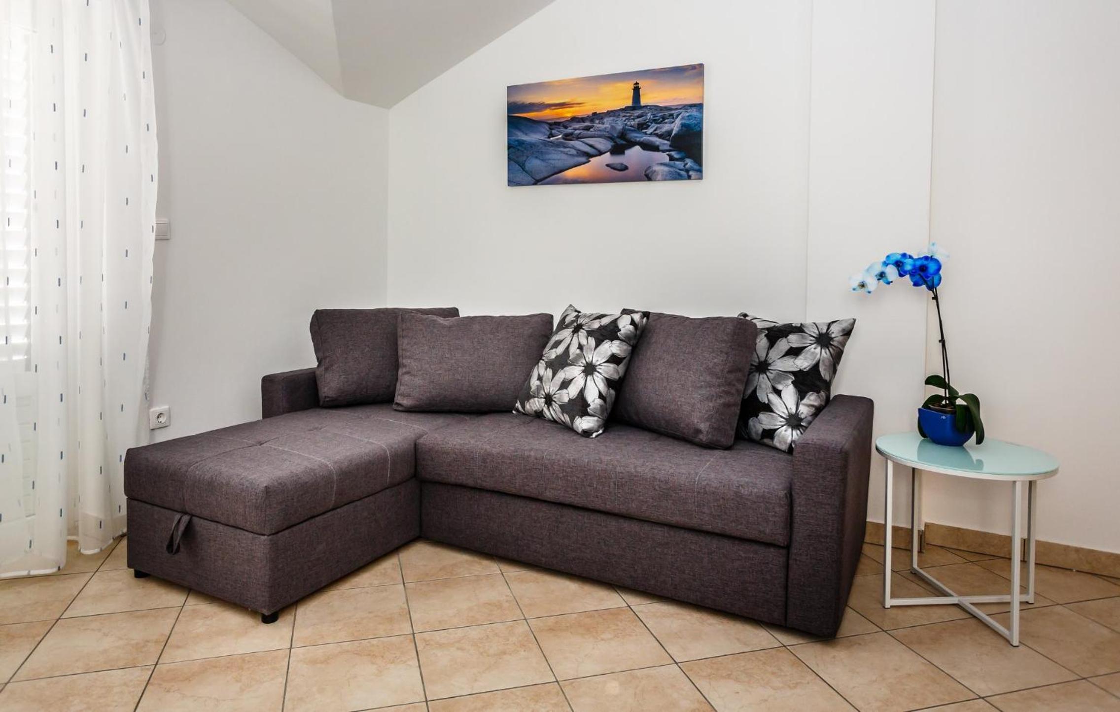Superior Two-Bedroom Apartment with Sea View and Balcony