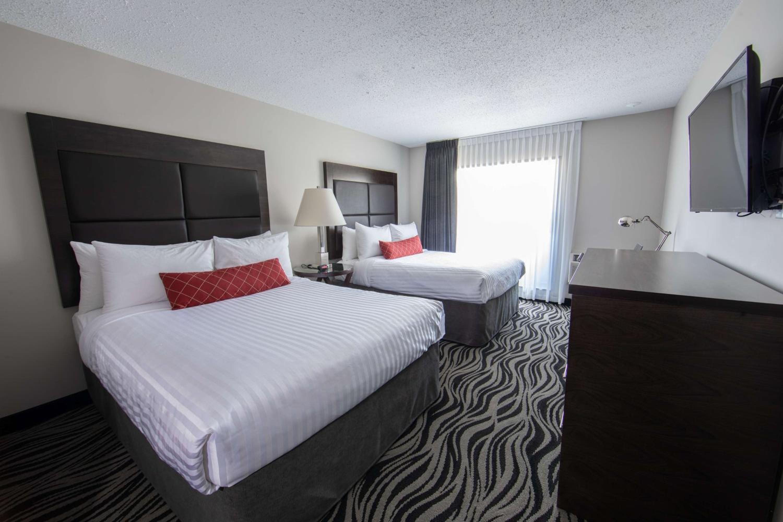 Queen Room with Two Queen Beds and Work Desk - Second Floor/No Pets Allowed/Non-Smoking - Photo 2