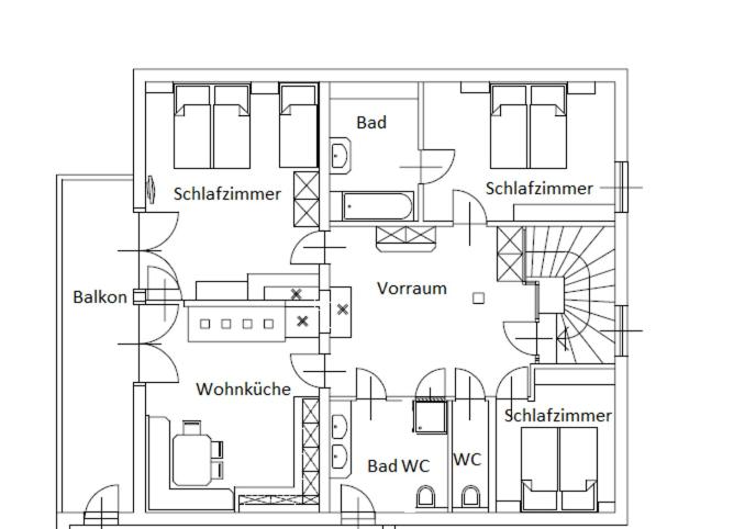 Three-Bedroom Apartment photo 3