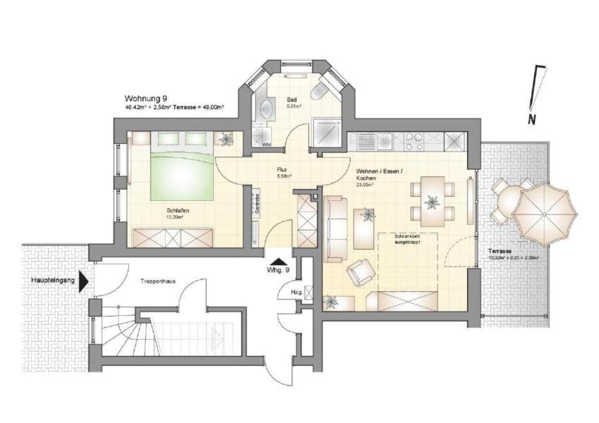 One-Bedroom Apartment photo 2