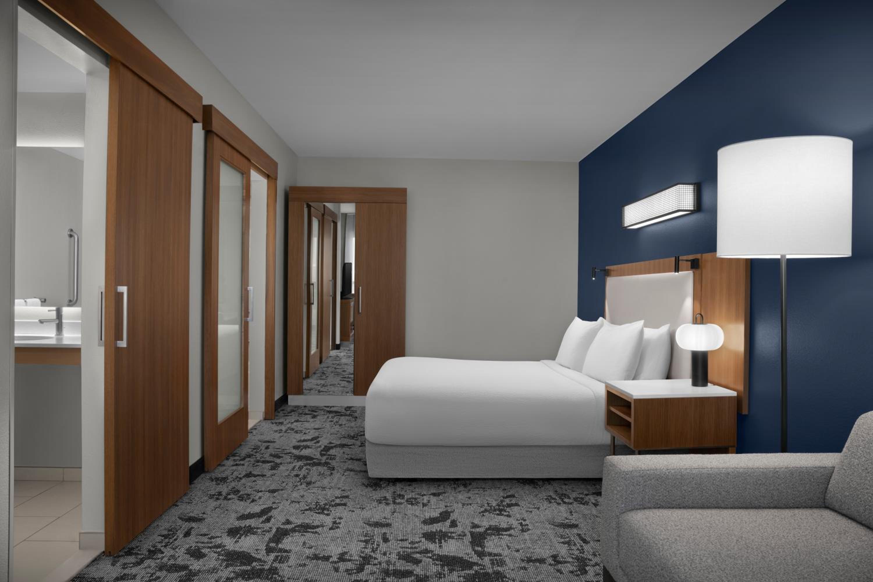 King Suite with Trundle Sofa - Hearing Accessible