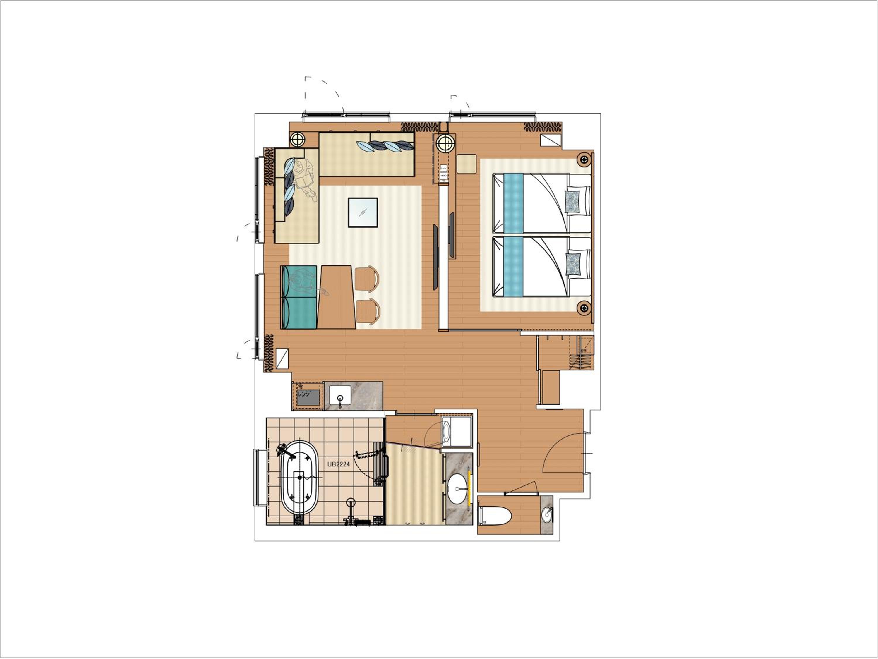 Premium Riverside Twin Room - Photo 21