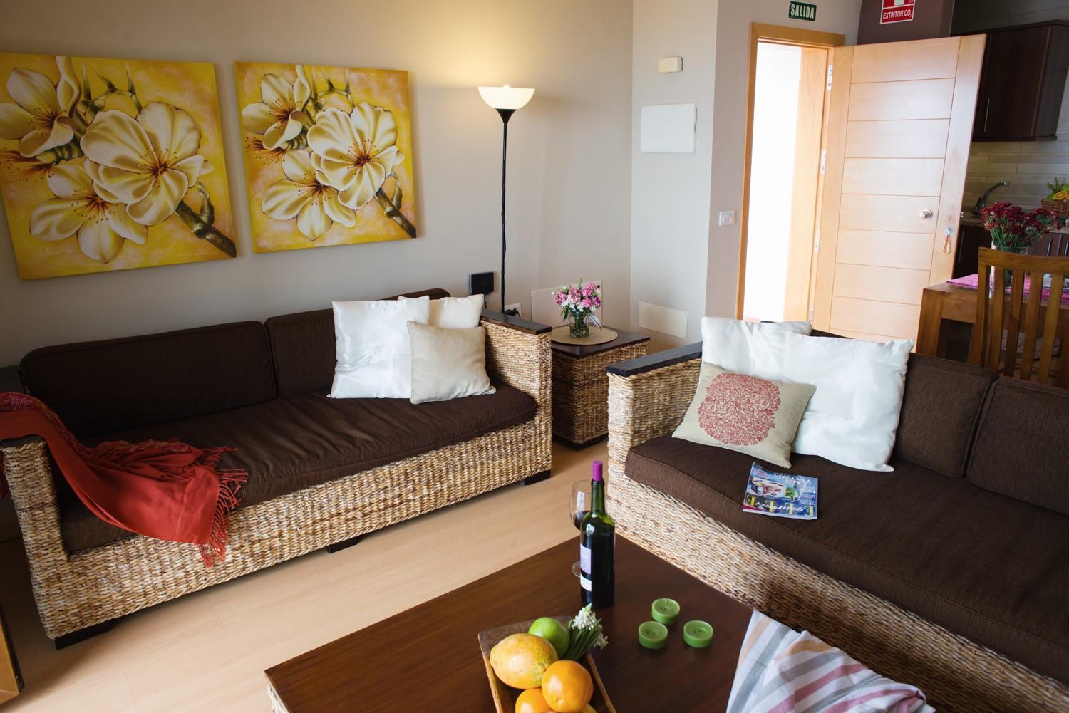 Wohnung mit Gartenblick