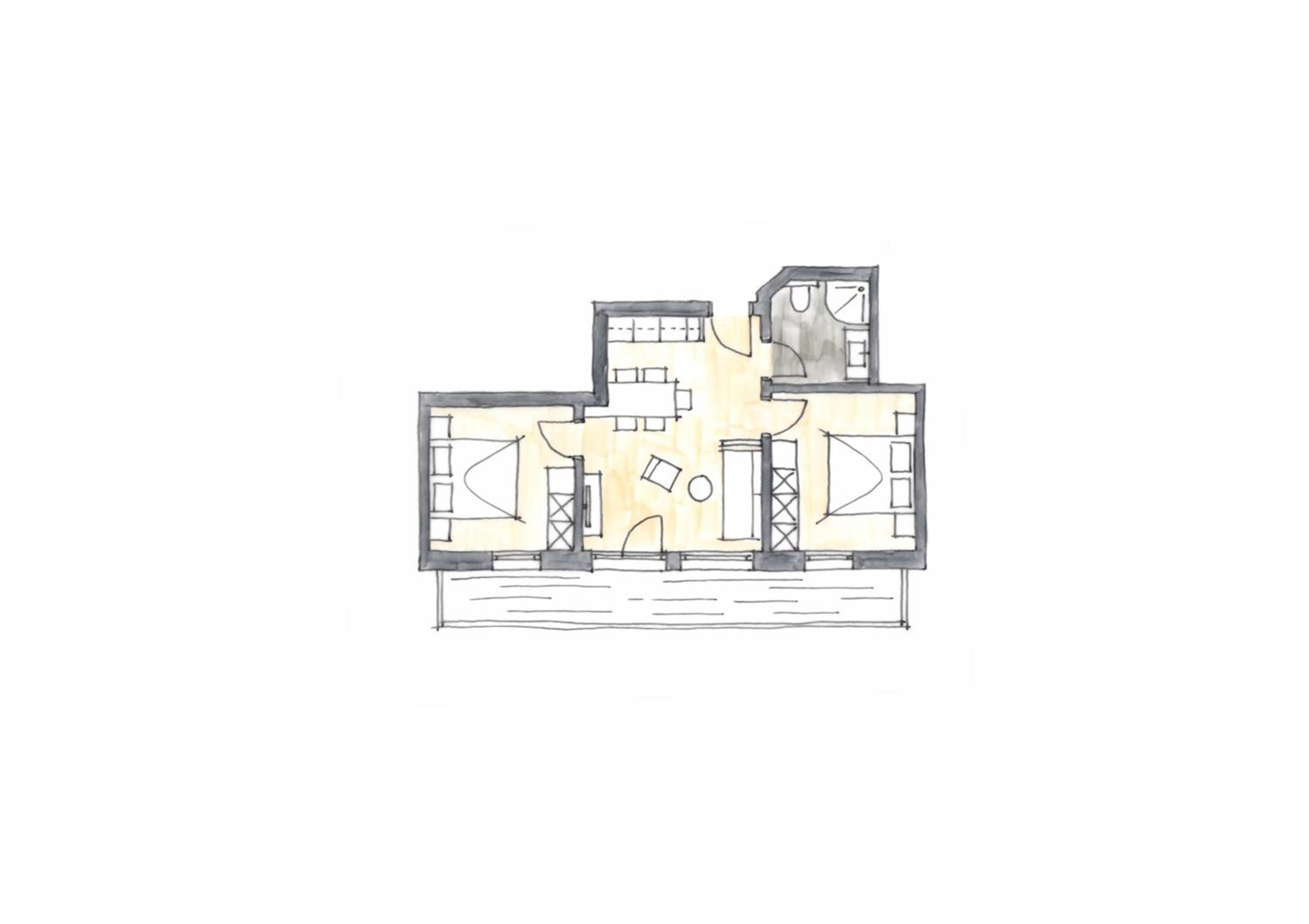 Two-Bedroom Deluxe Apartment - Photo 3
