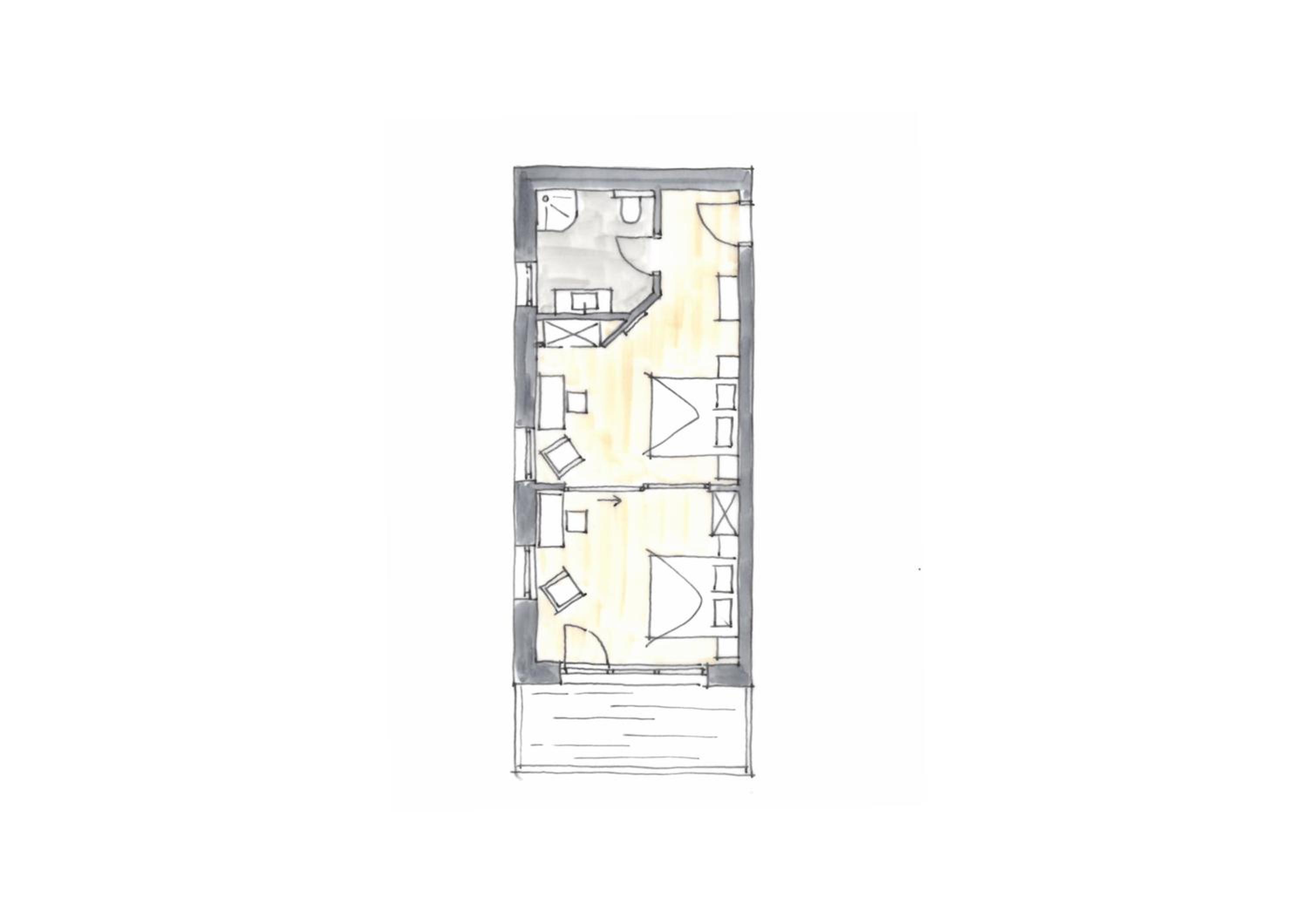 Two-Bedroom Deluxe Suite with Mountain View - Photo 4