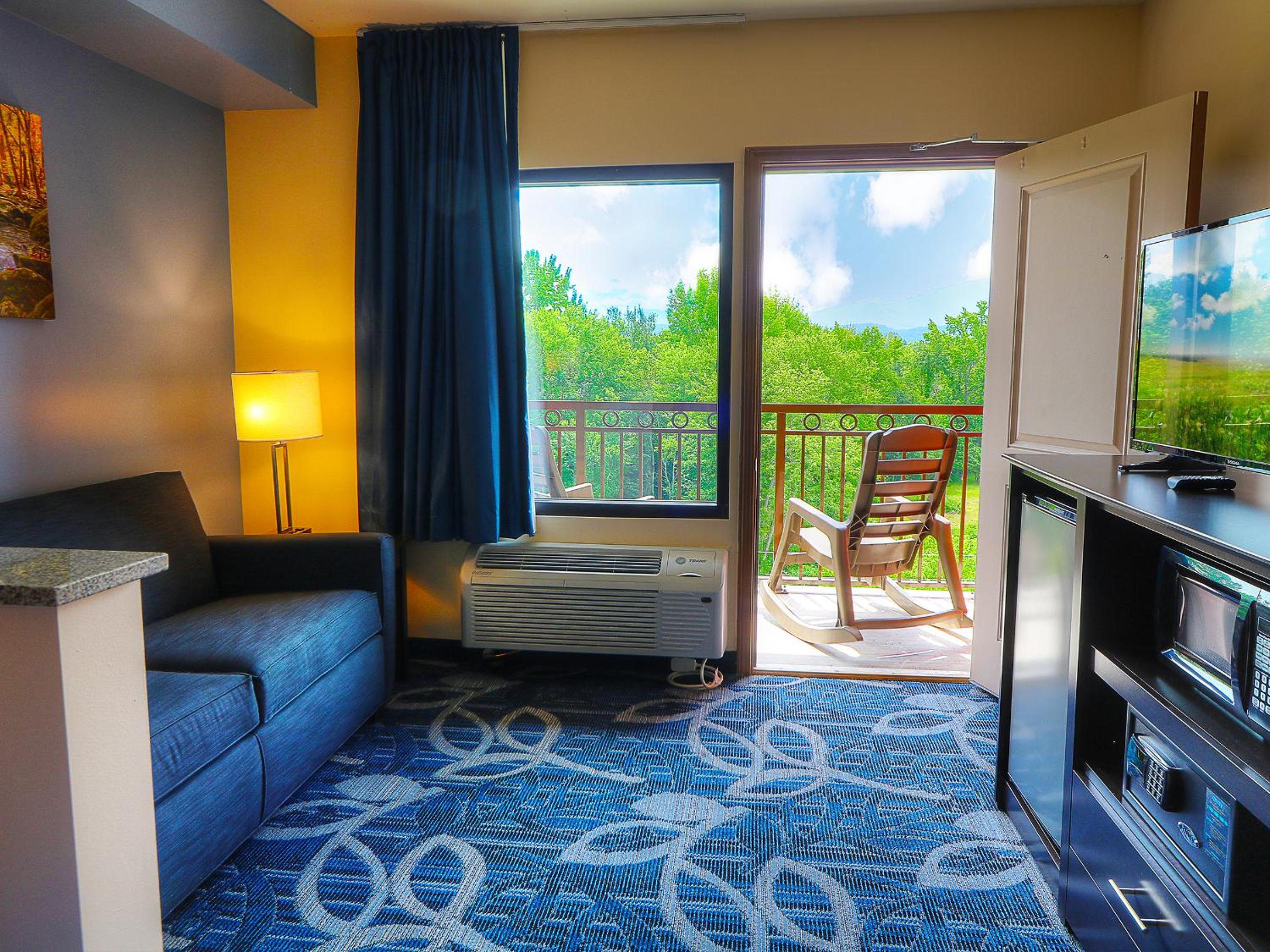 Family Room with Mountain View