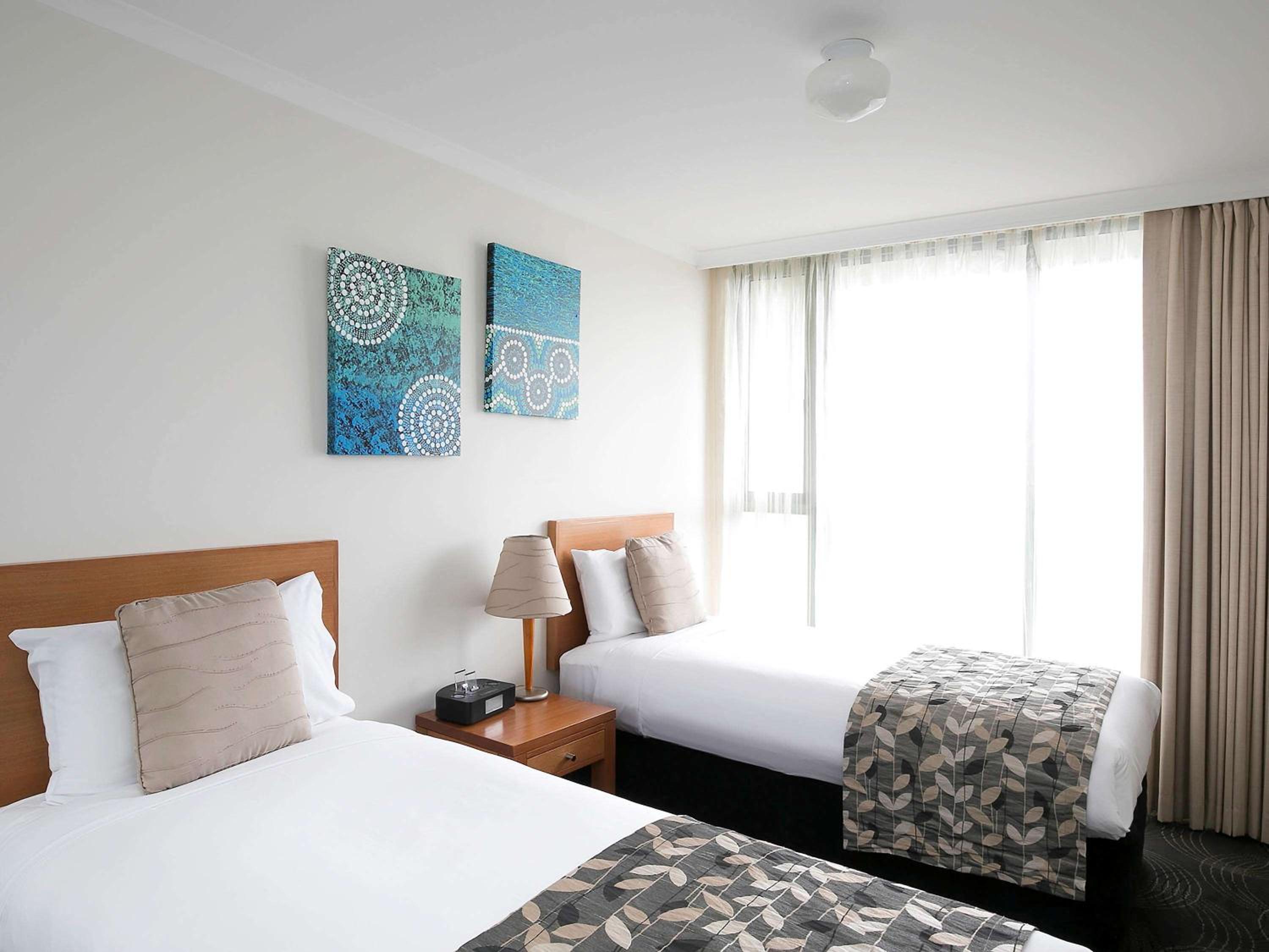 Two-Bedroom Apartment with One King and Two Single Beds