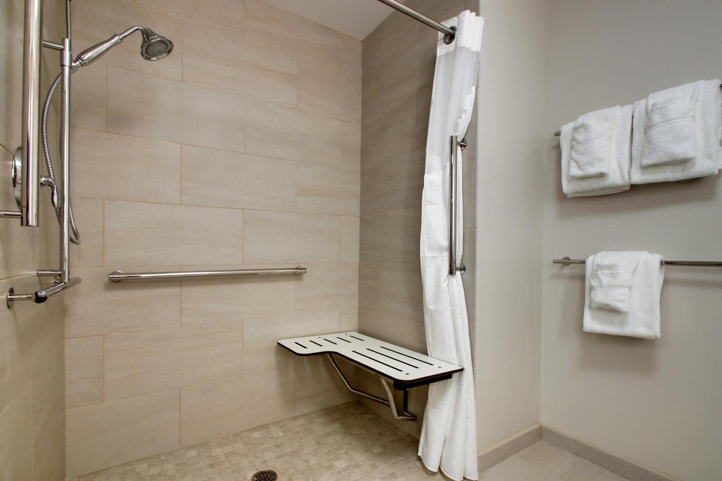 Standard King Room with Mobility Accessible Roll-In Shower