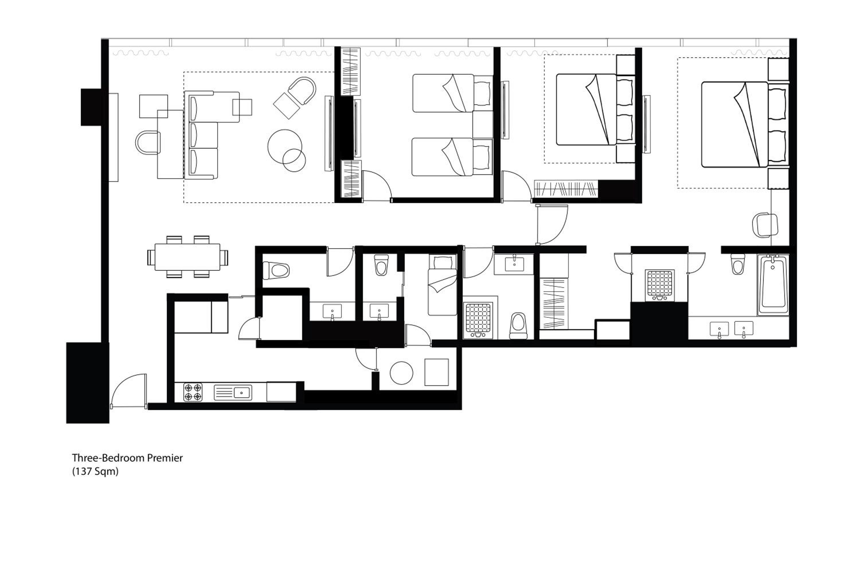 Three-Bedroom Apartment - Photo 6