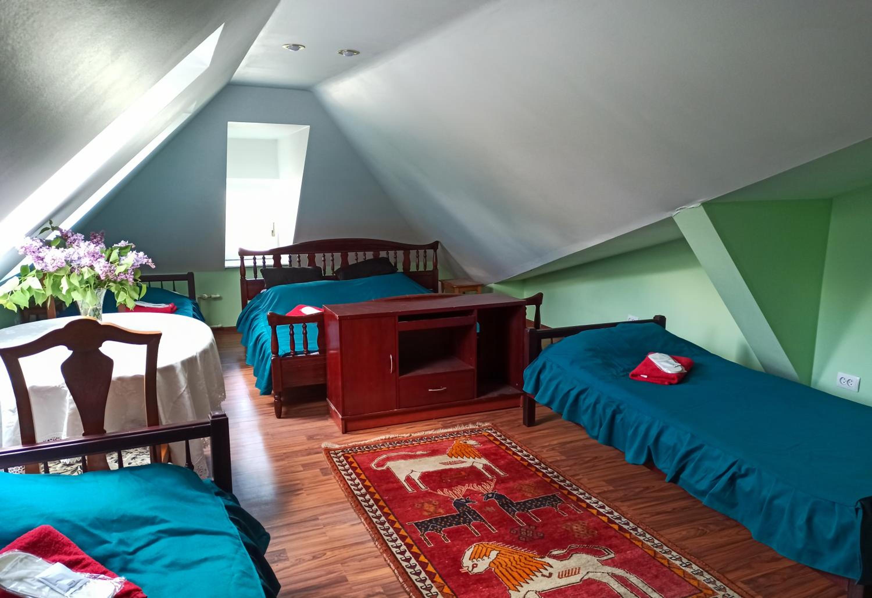 Family Room with Shared Bathroom