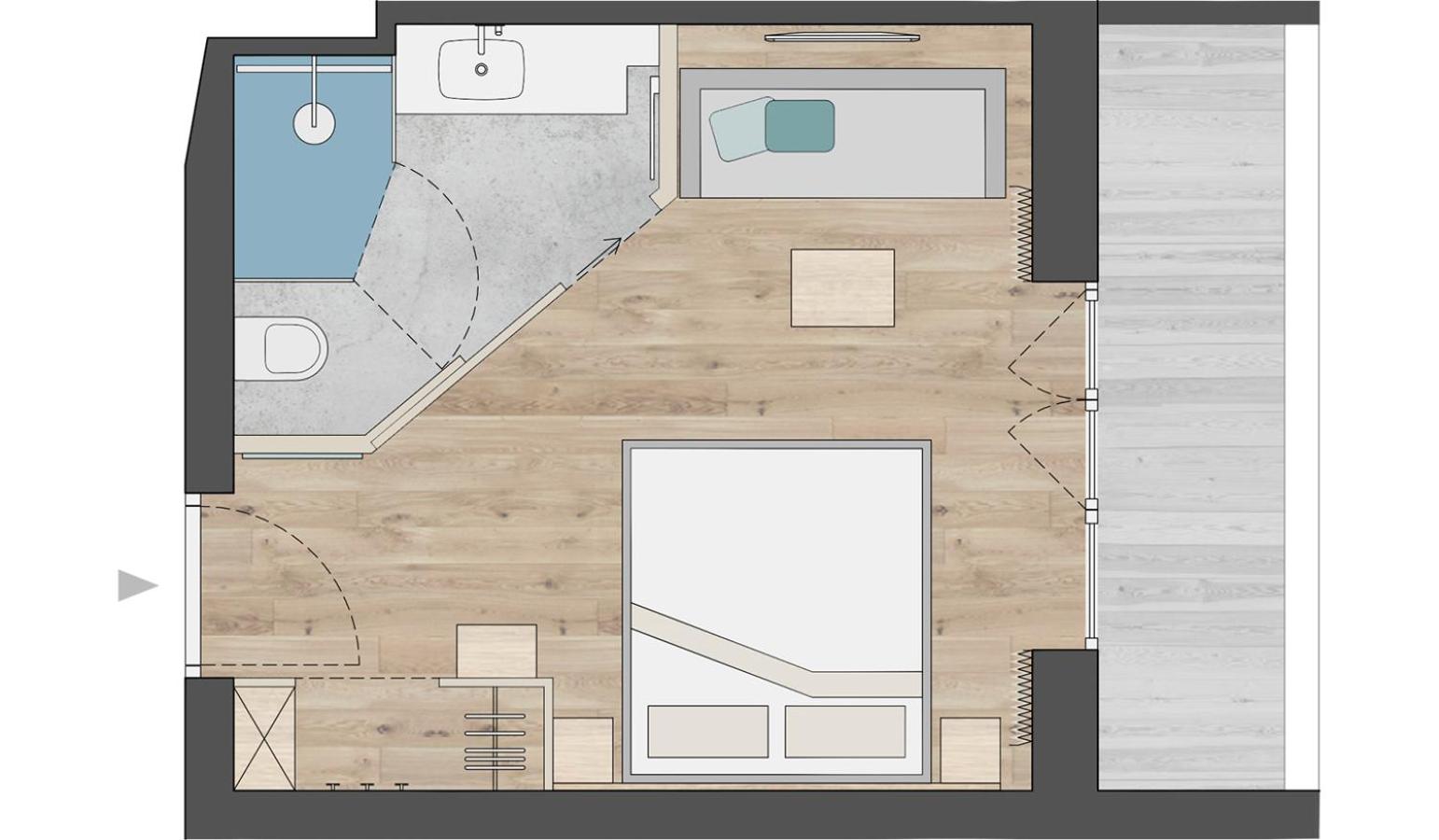 Triple Room with Balcony - Photo 7